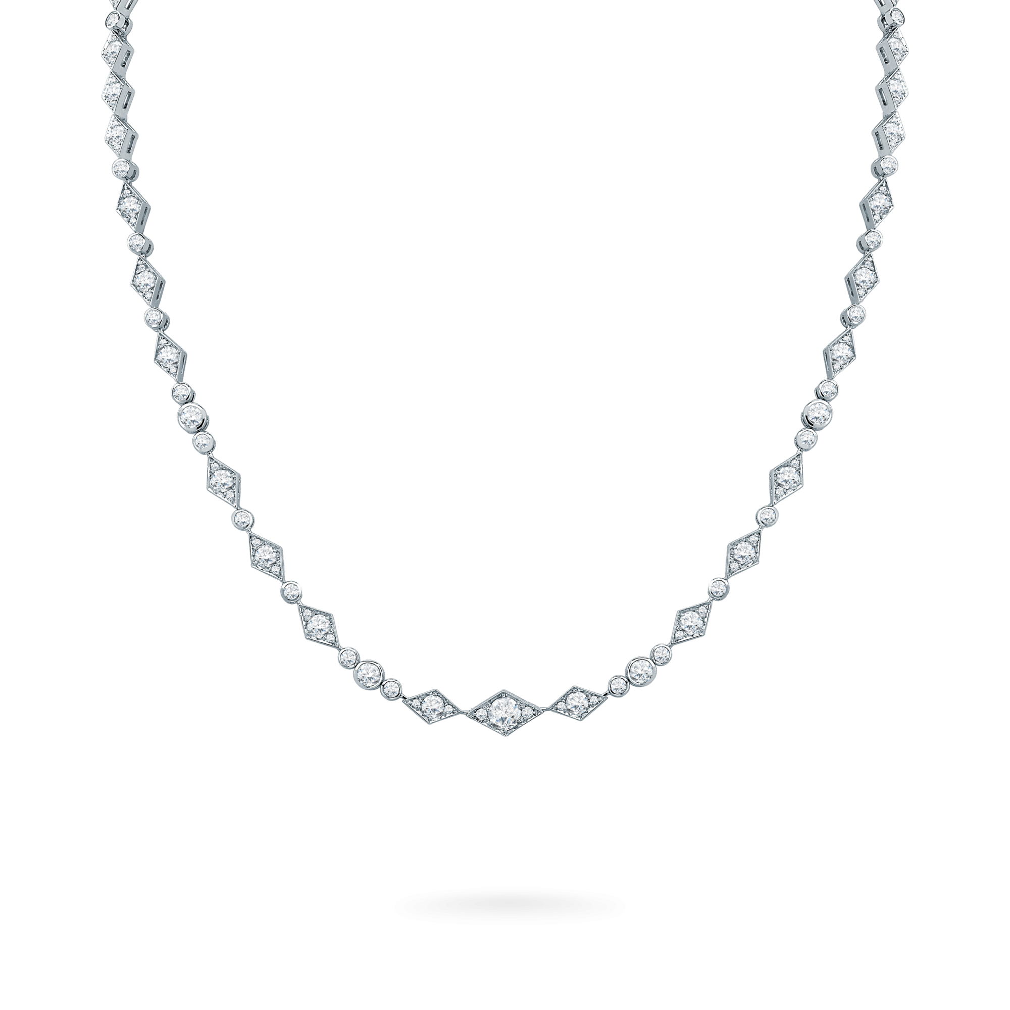 Garrard Albemarle jewellery collection Diamond Necklace in 18ct White Gold 2014503 Hero