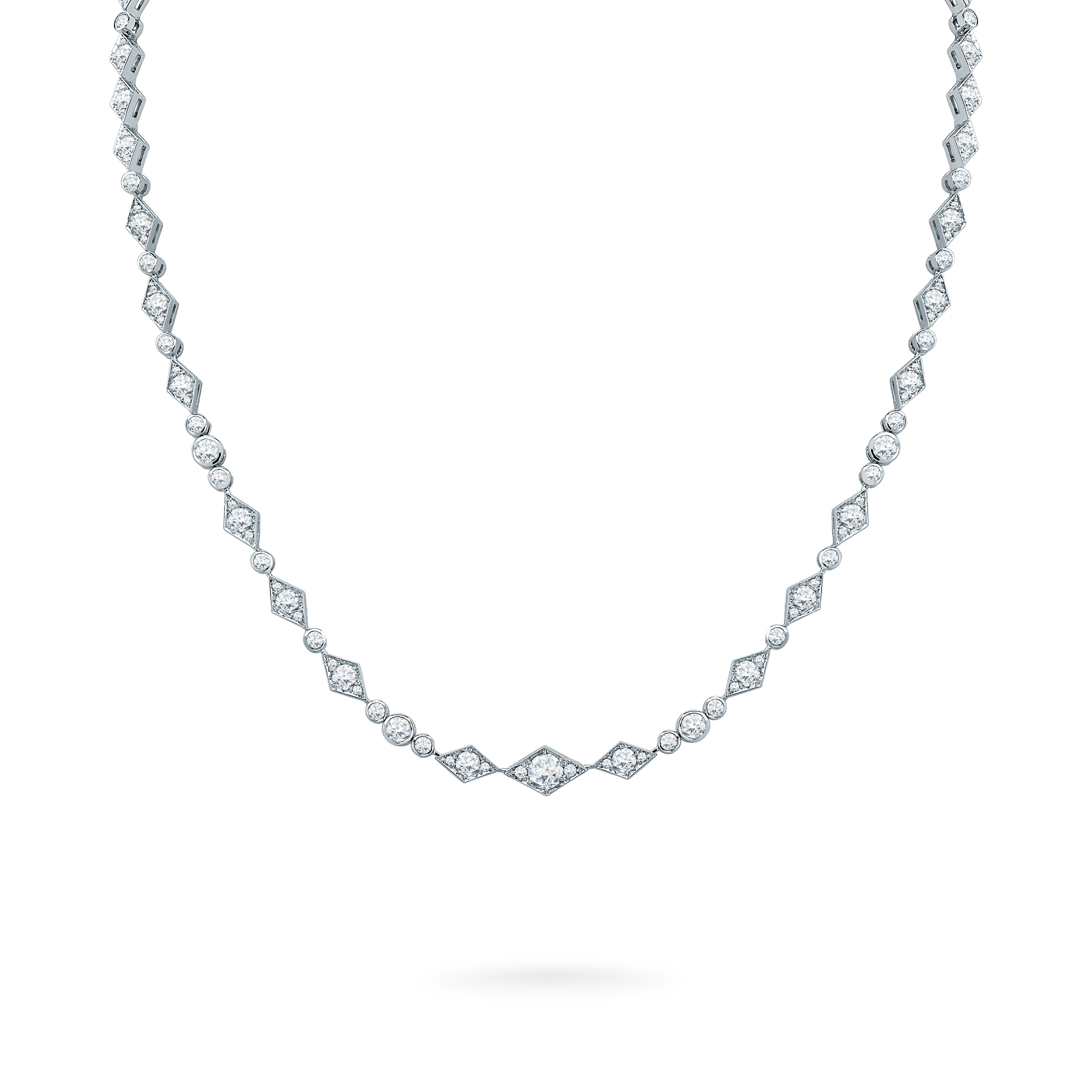Garrard Albemarle jewellery collection Diamond Necklace in 18ct White Gold 2014503 Hero Garrard Albemarle jewellery collection Diamond Necklace in 18ct White Gold 2014503 Hero