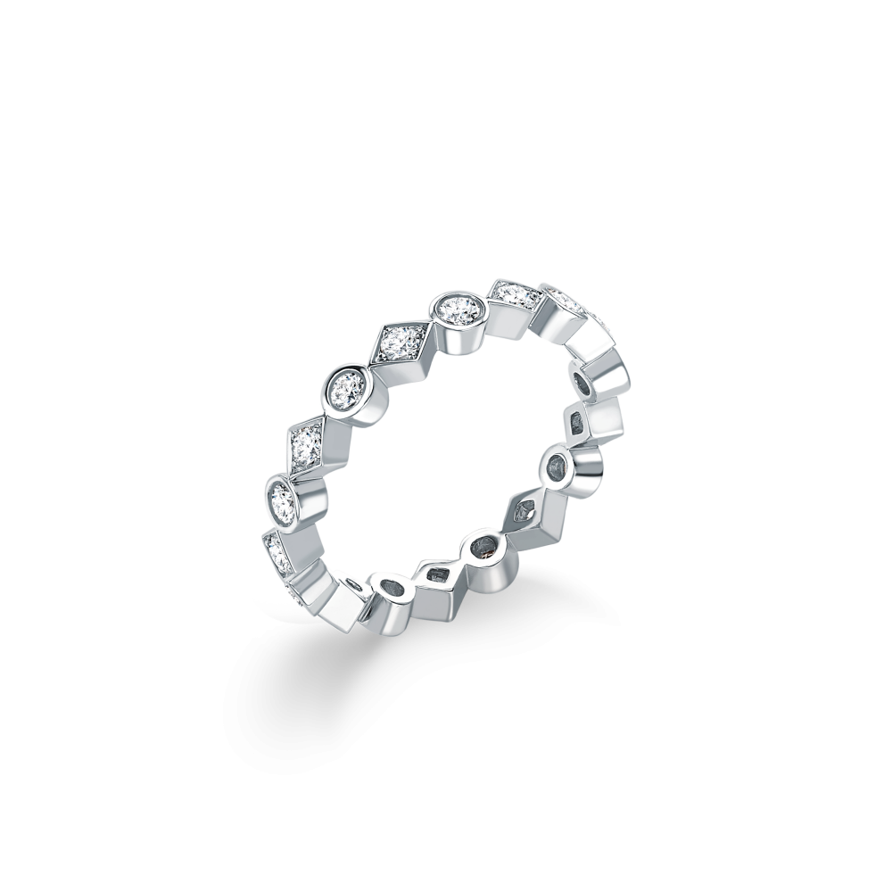 Garrard Bridal jewellery collection Albemarle Diamond Eternity Band in 18ct White Gold 2014369