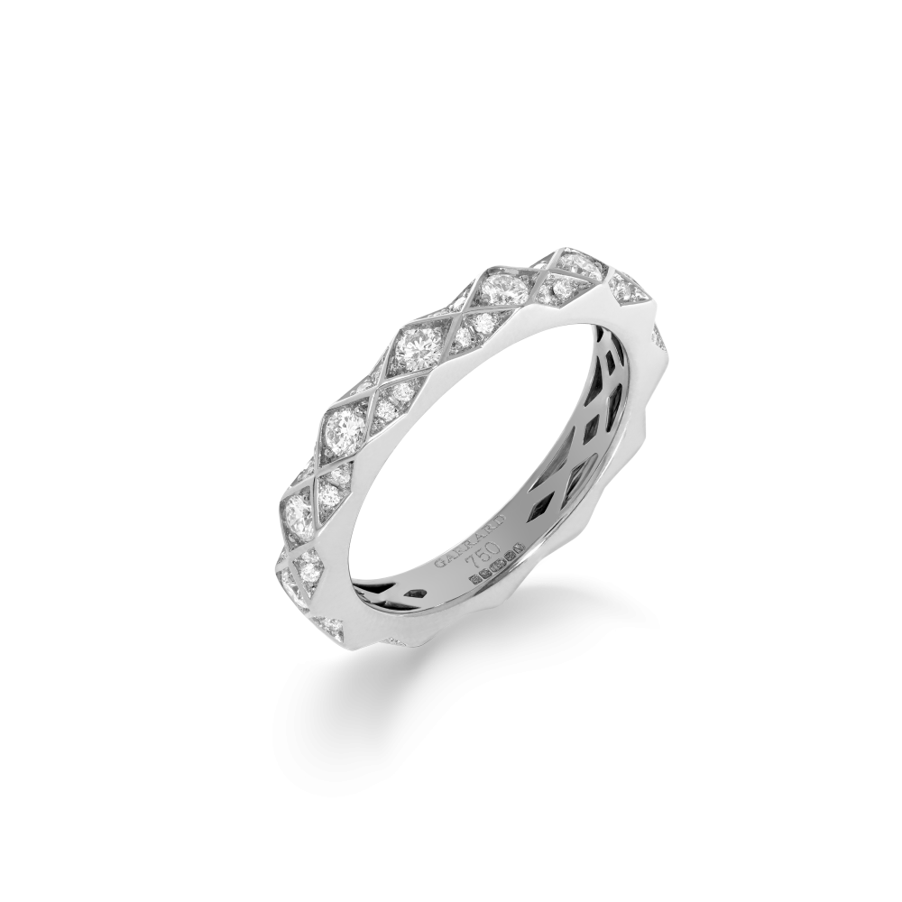 Garrard Bridal jewellery collection Aloria Diamond Eternity Band in Platinum 3mm 2017272