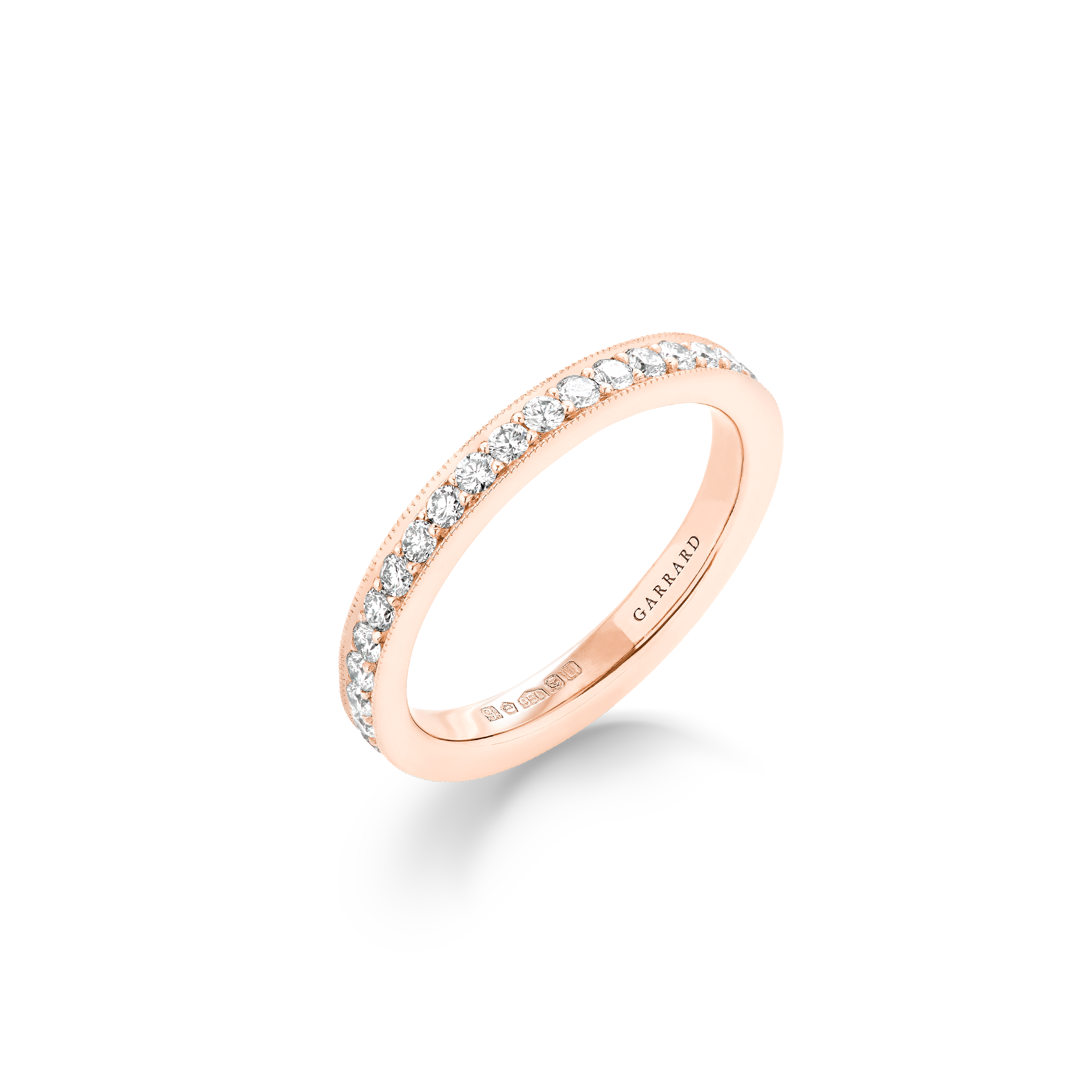 Garrard Bridal jewellery collection Evermore Diamond Eternity Band in 18ct Rose Gold 2mm 2017255 Garrard Bridal jewellery collection Evermore Diamond Eternity Band in 18ct Rose Gold 2mm 2017255