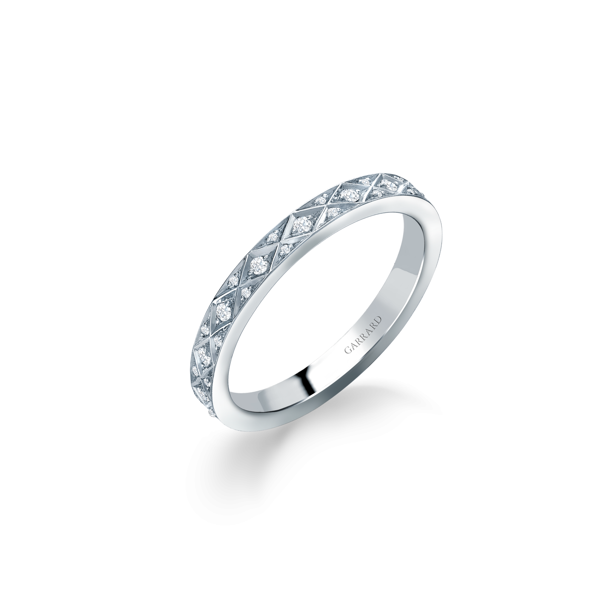 Garrard Bridal jewellery collection Signature Diamond Eternity Band in Platinum 2.5mm 2014996