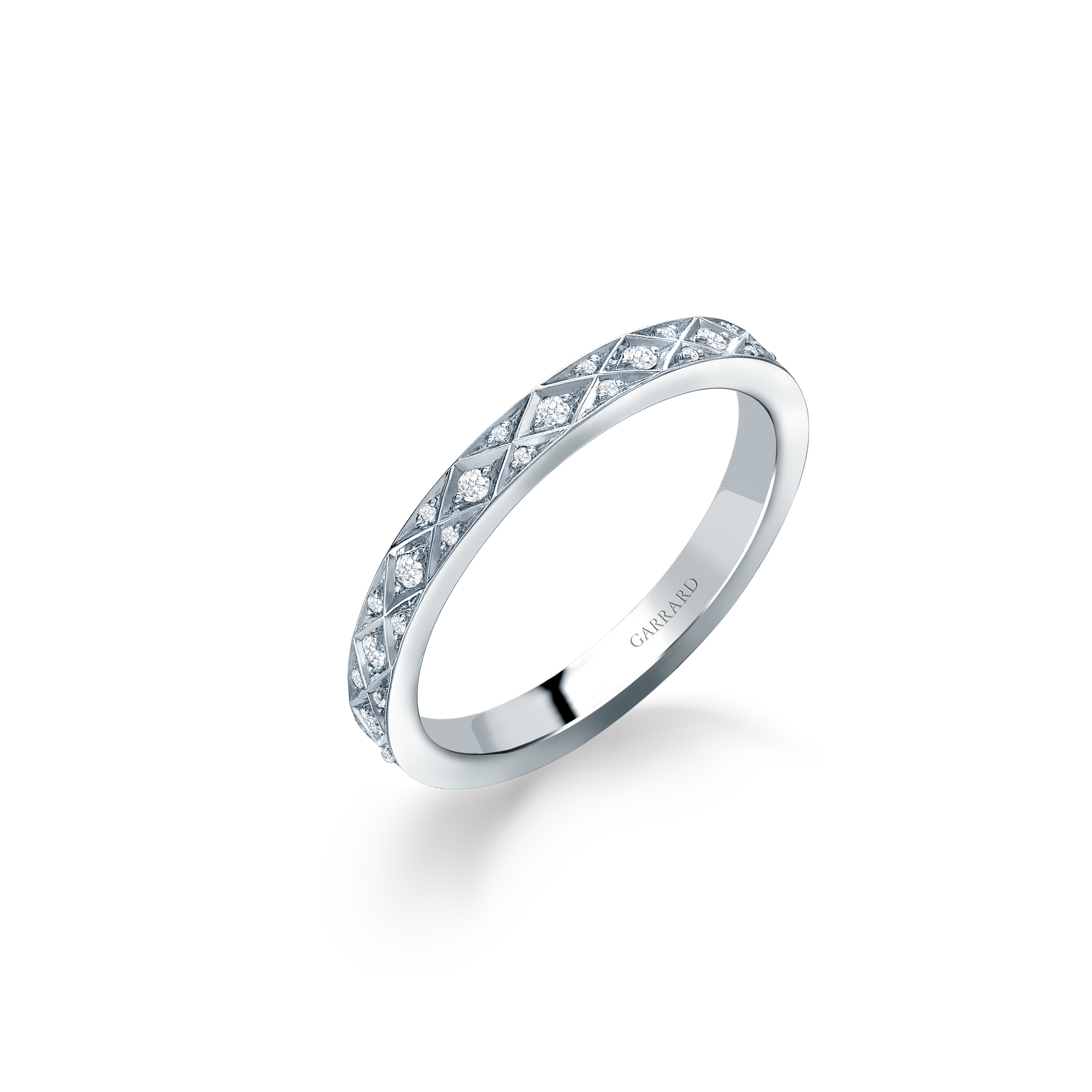 Garrard Bridal jewellery collection Signature Diamond Eternity Band in Platinum 2.5mm 2014996 Garrard Bridal jewellery collection Signature Diamond Eternity Band in Platinum 2.5mm 2014996