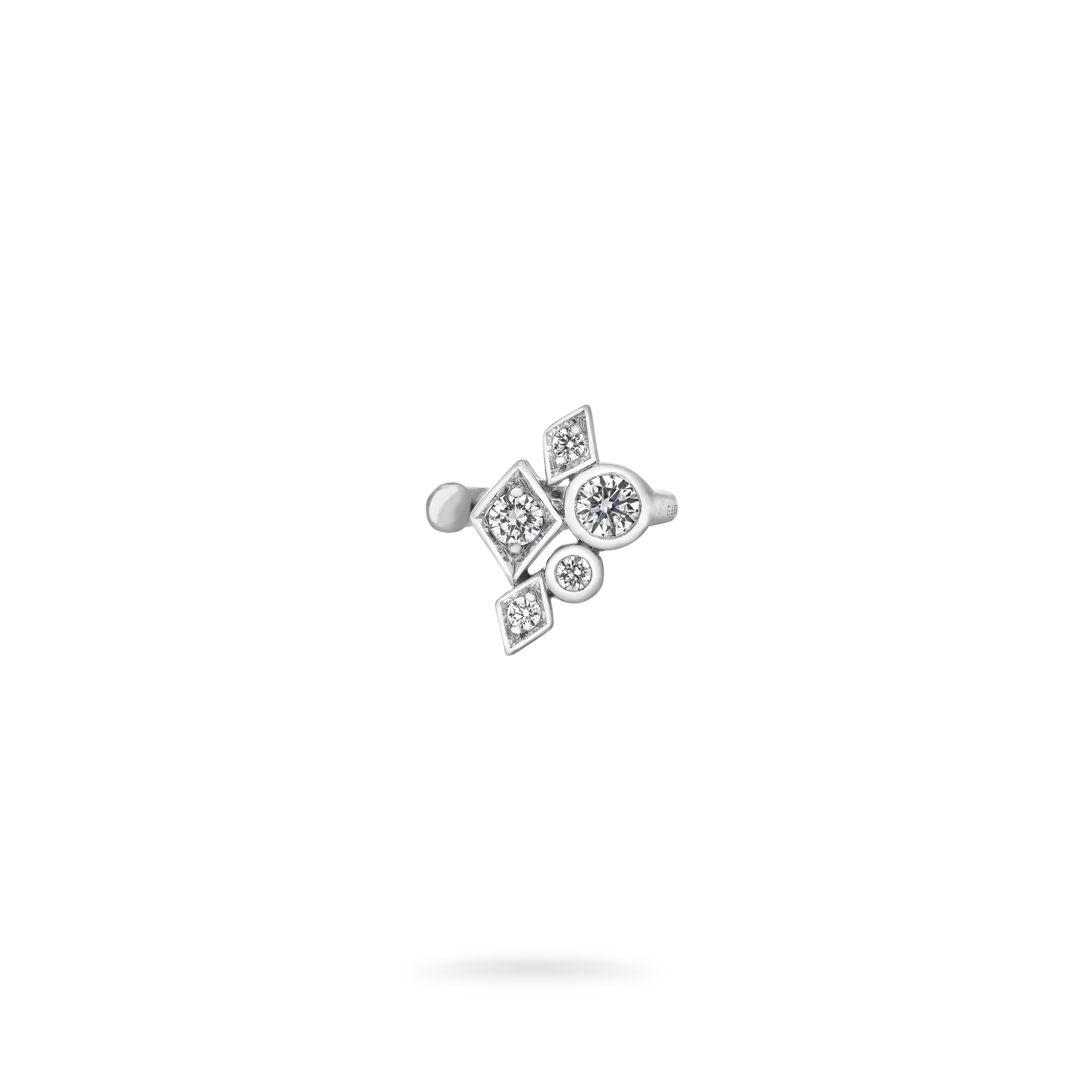 Garrard Albemarle Abstract jewellery Collection Diamond Ear Cuff In 18ct White Gold 2017418 Hero View Garrard Albemarle Abstract jewellery Collection Diamond Ear Cuff In 18ct White Gold 2017418 Hero View
