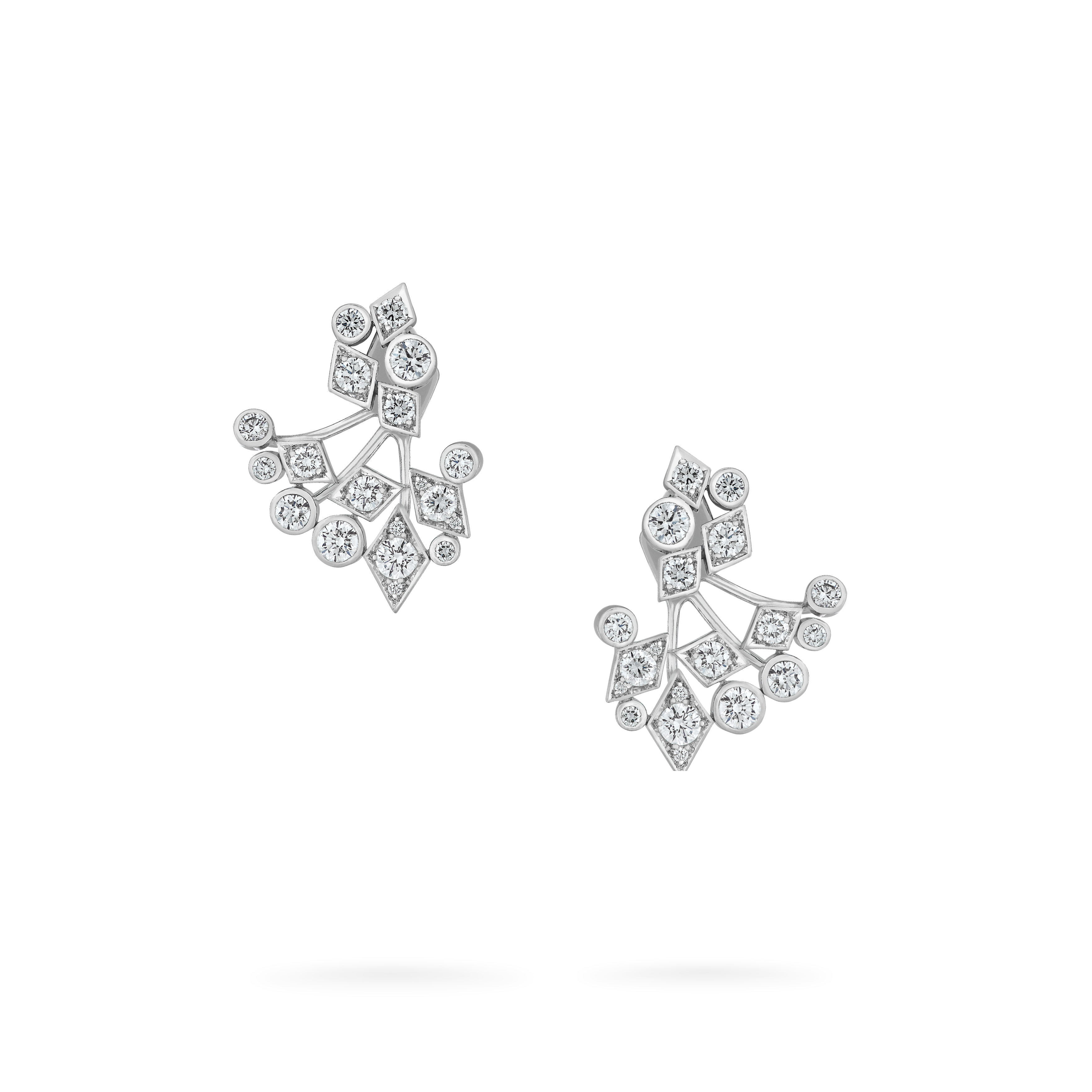 Garrard Albemarle Abstract jewellery Collection Diamond Ear Jackets In 18ct White Gold 2017413 Hero View Garrard Albemarle Abstract jewellery Collection Diamond Ear Jackets In 18ct White Gold 2017413 Hero View