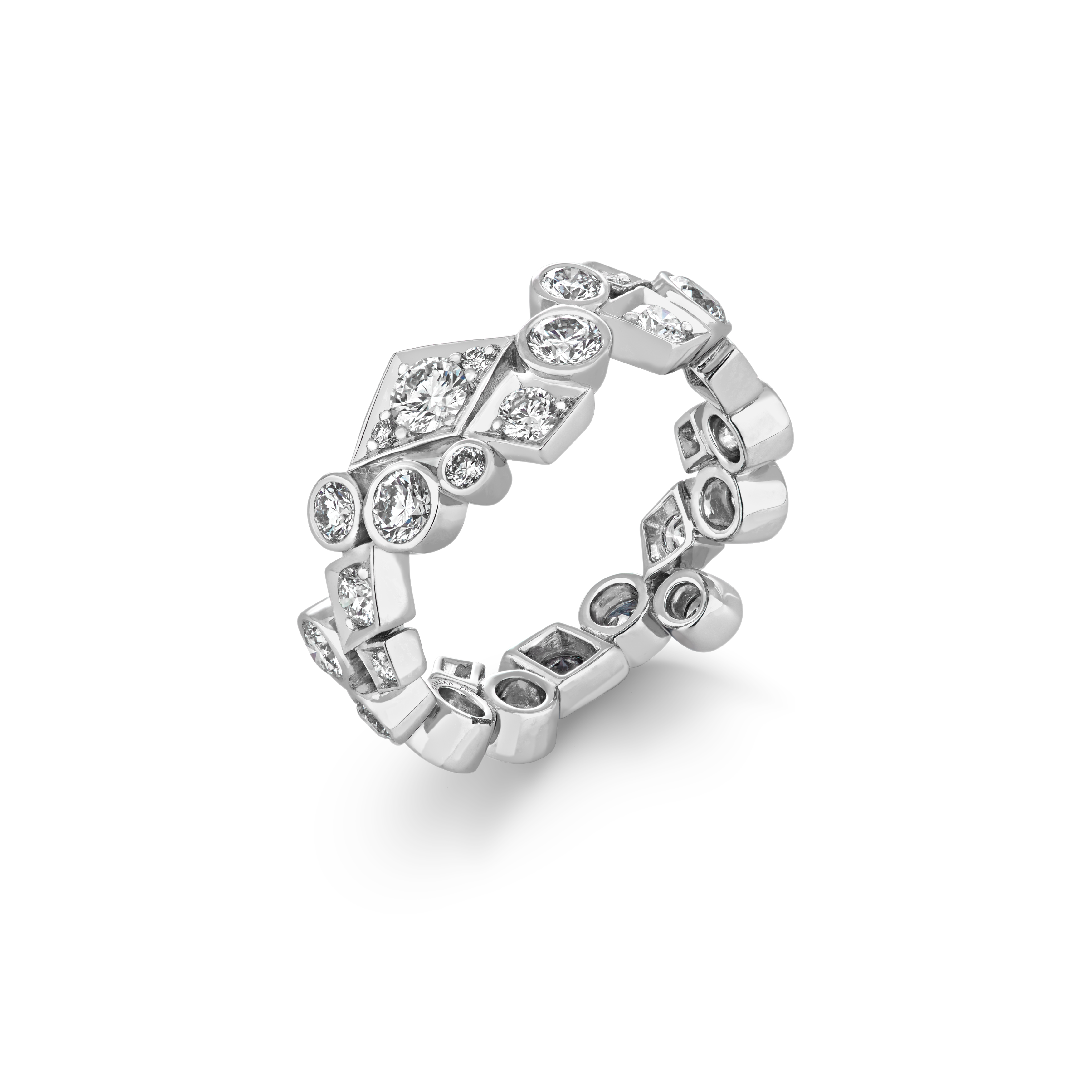 Garrard Albemarle Abstract jewellery collection Diamond Ring In 18ct White Gold 2017424 Hero Garrard Albemarle Abstract jewellery collection Diamond Ring In 18ct White Gold 2017424 Hero