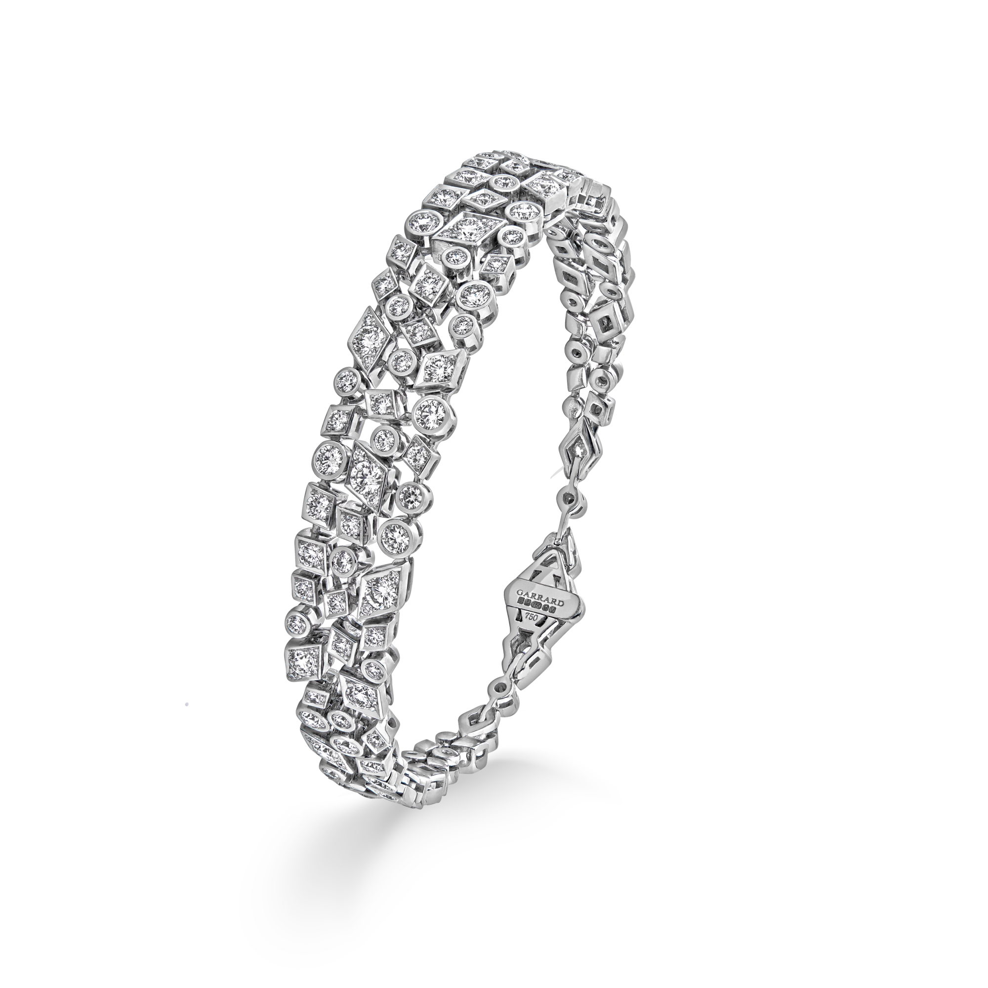 Garrard Albemarle High Jewellery Diamond Bracelet In 18ct White Gold 2017325