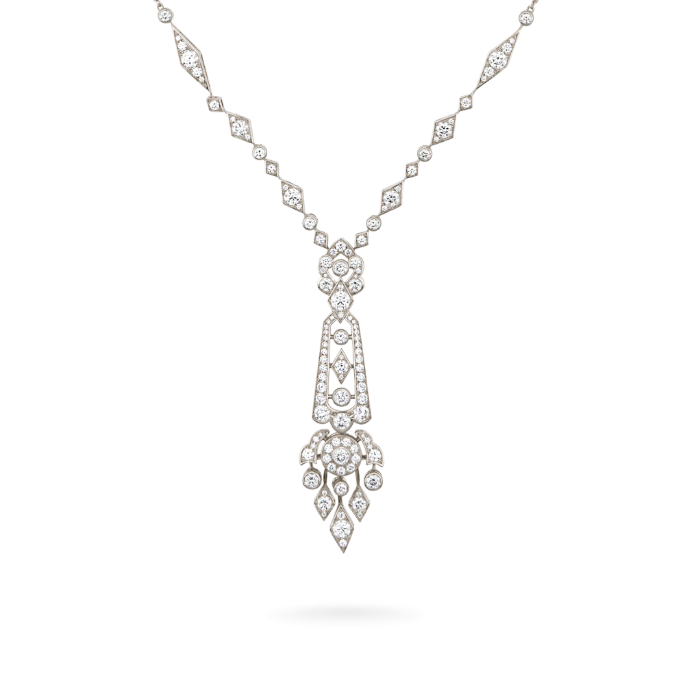 Garrard Albemarle Jewellery Collection Diamond Lariat Necklace in 18ct white gold 2013243 Hero View