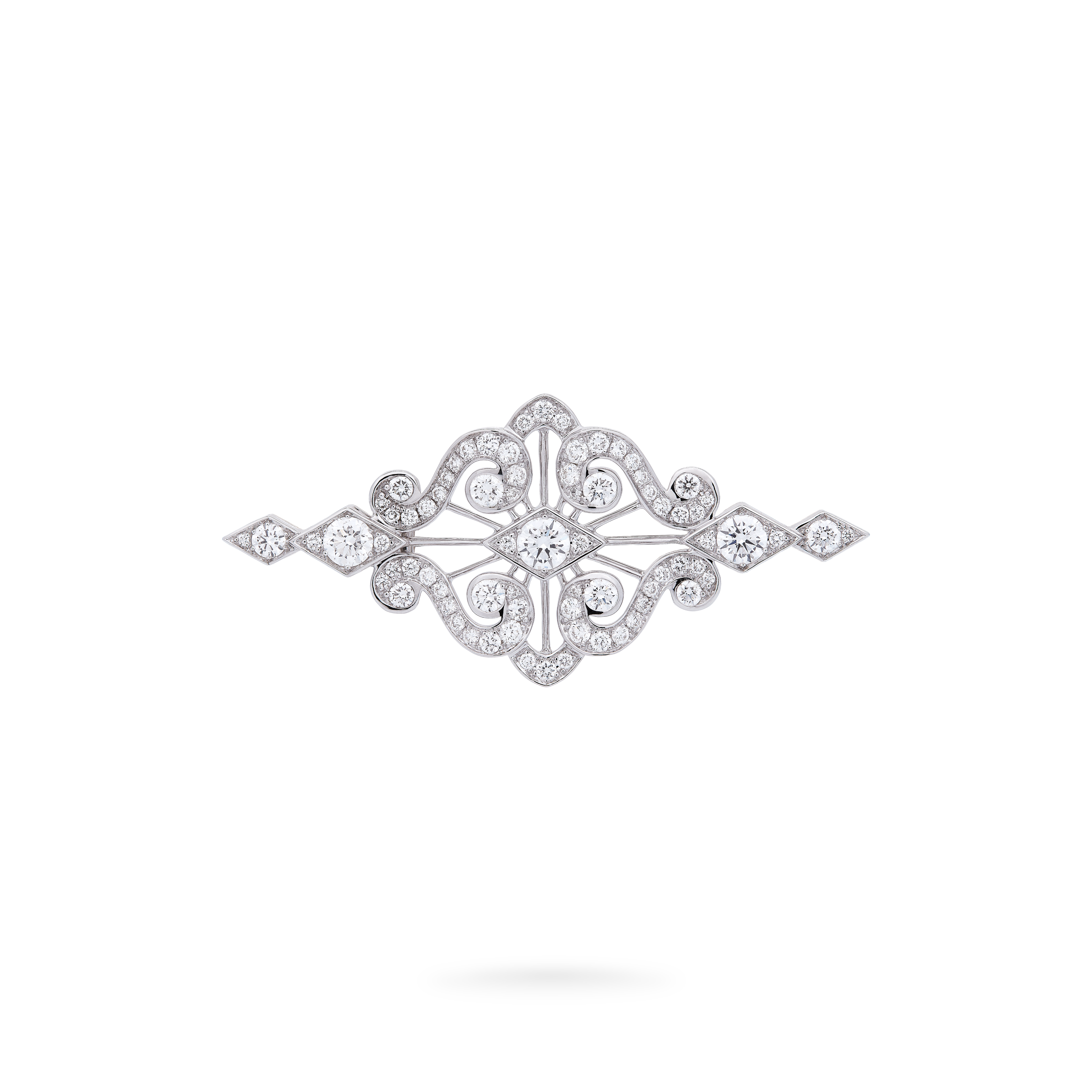 Garrard Albemarle jewellery Collection Diamond Brooch In 18ct White Gold 2015379 Hero View Garrard Albemarle jewellery Collection Diamond Brooch In 18ct White Gold 2015379 Hero View