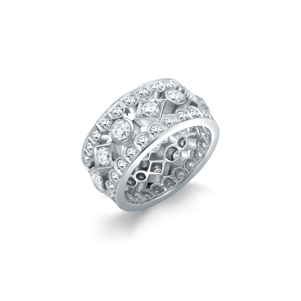 Garrard Albemarle jewellery Collection White Diamond ring 2013405 Hero View