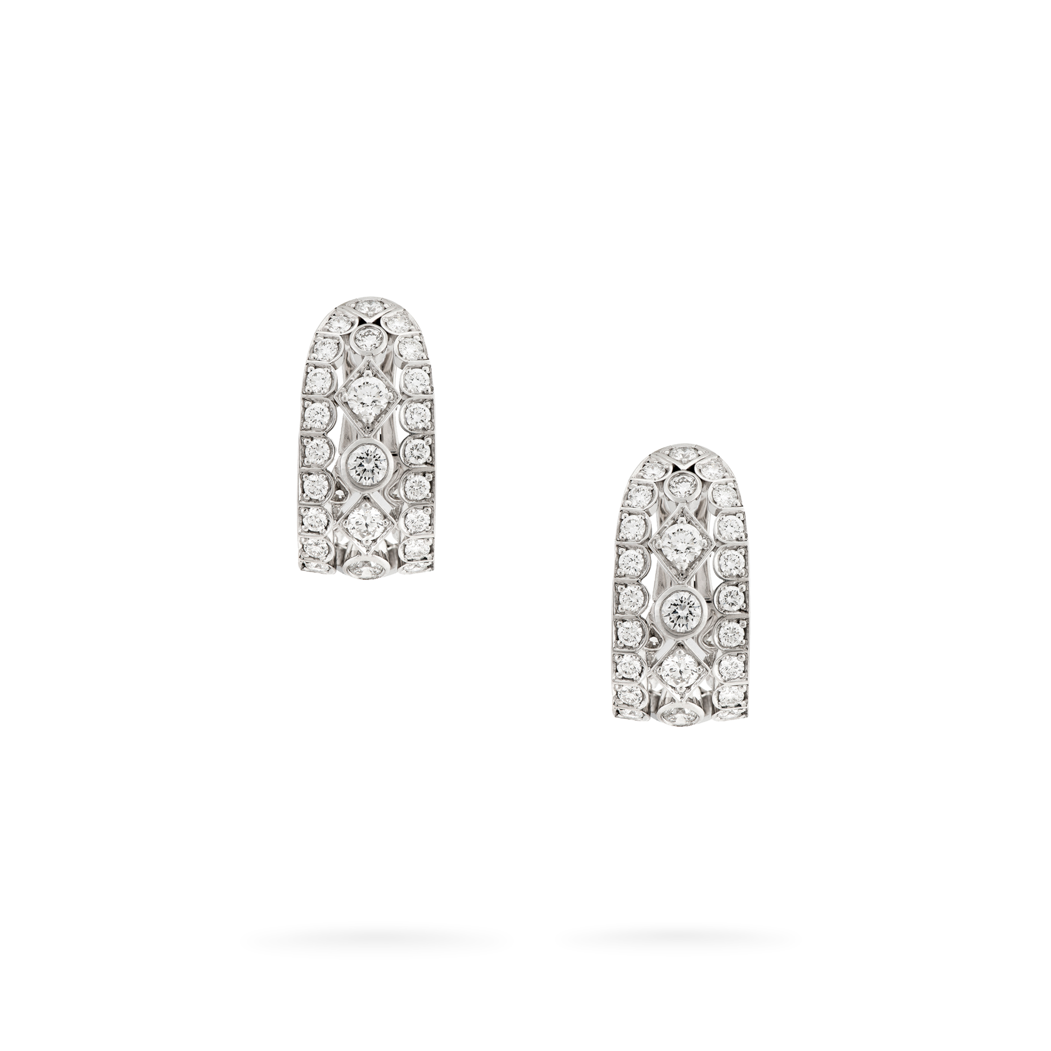 Garrard Albemarle jewellery Collection White Diamond wrap Earrings in 18ct white gold 2013219 Hero View Garrard Albemarle jewellery Collection White Diamond wrap Earrings in 18ct white gold 2013219 Hero View
