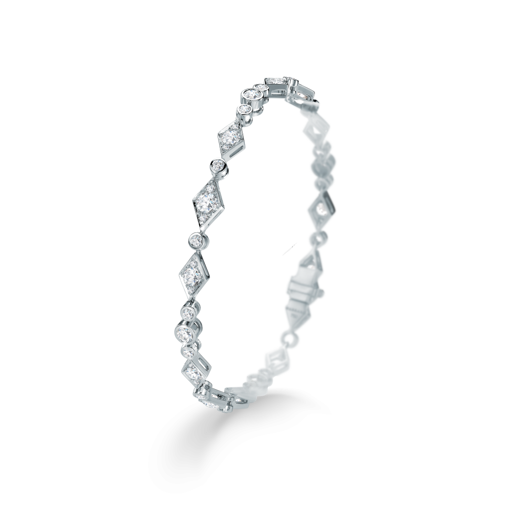 Garrard Albemarle jewellery collection Diamond Bracelet In 18ct White Gold Bracele 2014373 Hero View