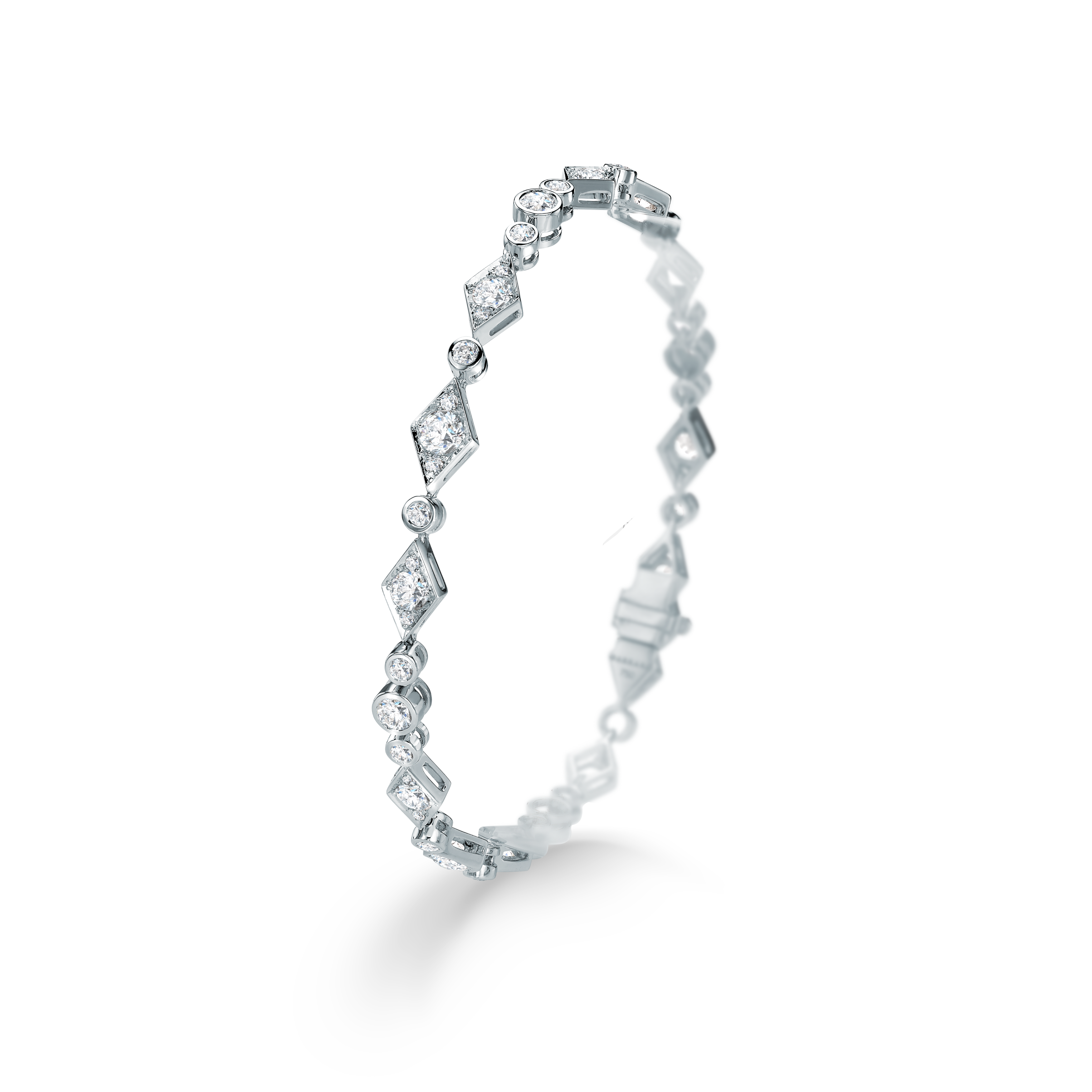 Garrard Albemarle jewellery collection Diamond Bracelet In 18ct White Gold Bracele 2014373 Hero View Garrard Albemarle jewellery collection Diamond Bracelet In 18ct White Gold Bracele 2014373 Hero View