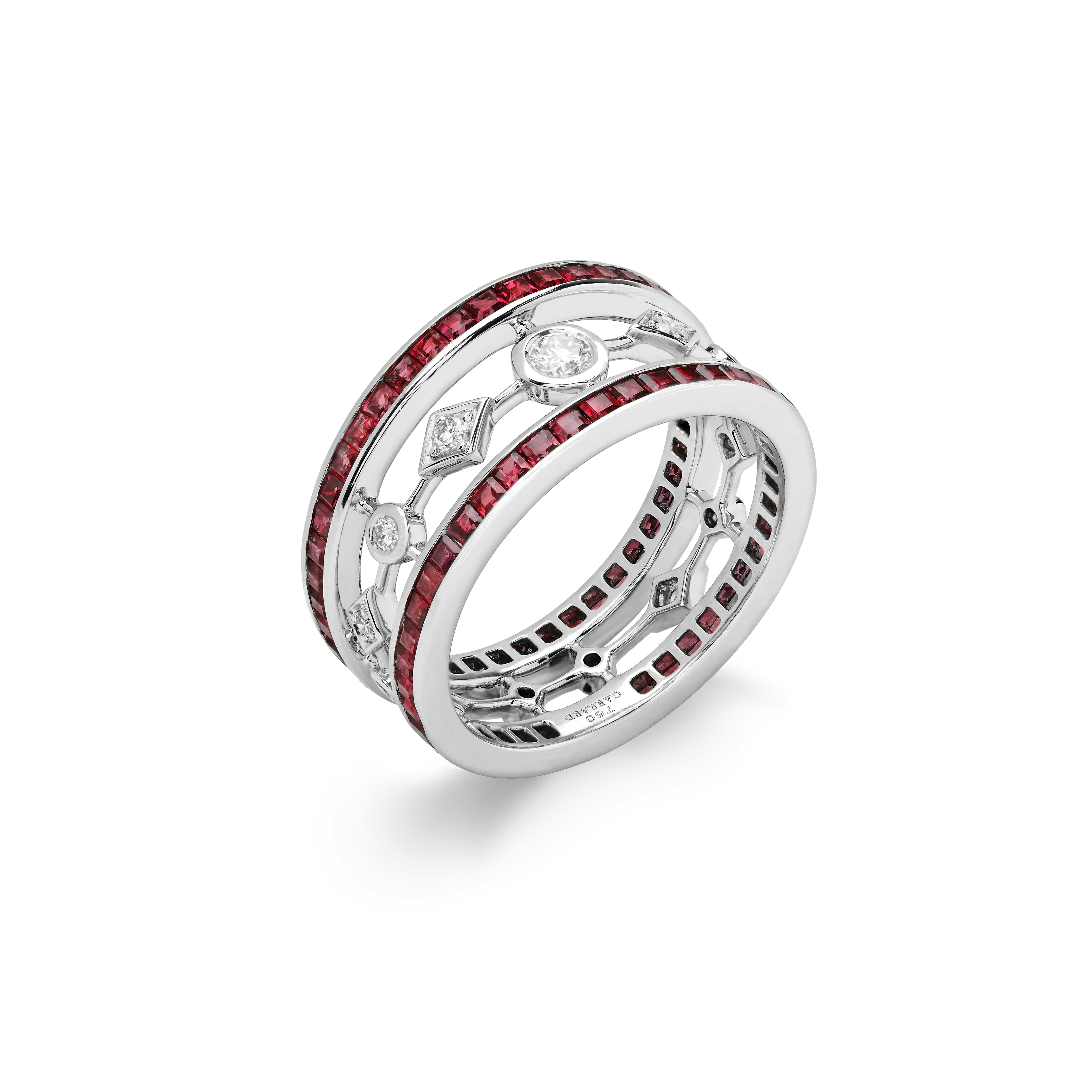 Garrard Albemarle jewellery collection Ruby and Diamond Band In 18ct White Gold 2016062 Hero Garrard Albemarle jewellery collection Ruby and Diamond Band In 18ct White Gold 2016062 Hero