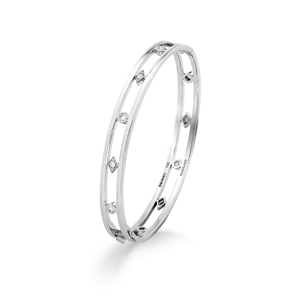 Garrard Albermale jewellery collection white gold bangle 2015951 2015852 2015952 Hero View