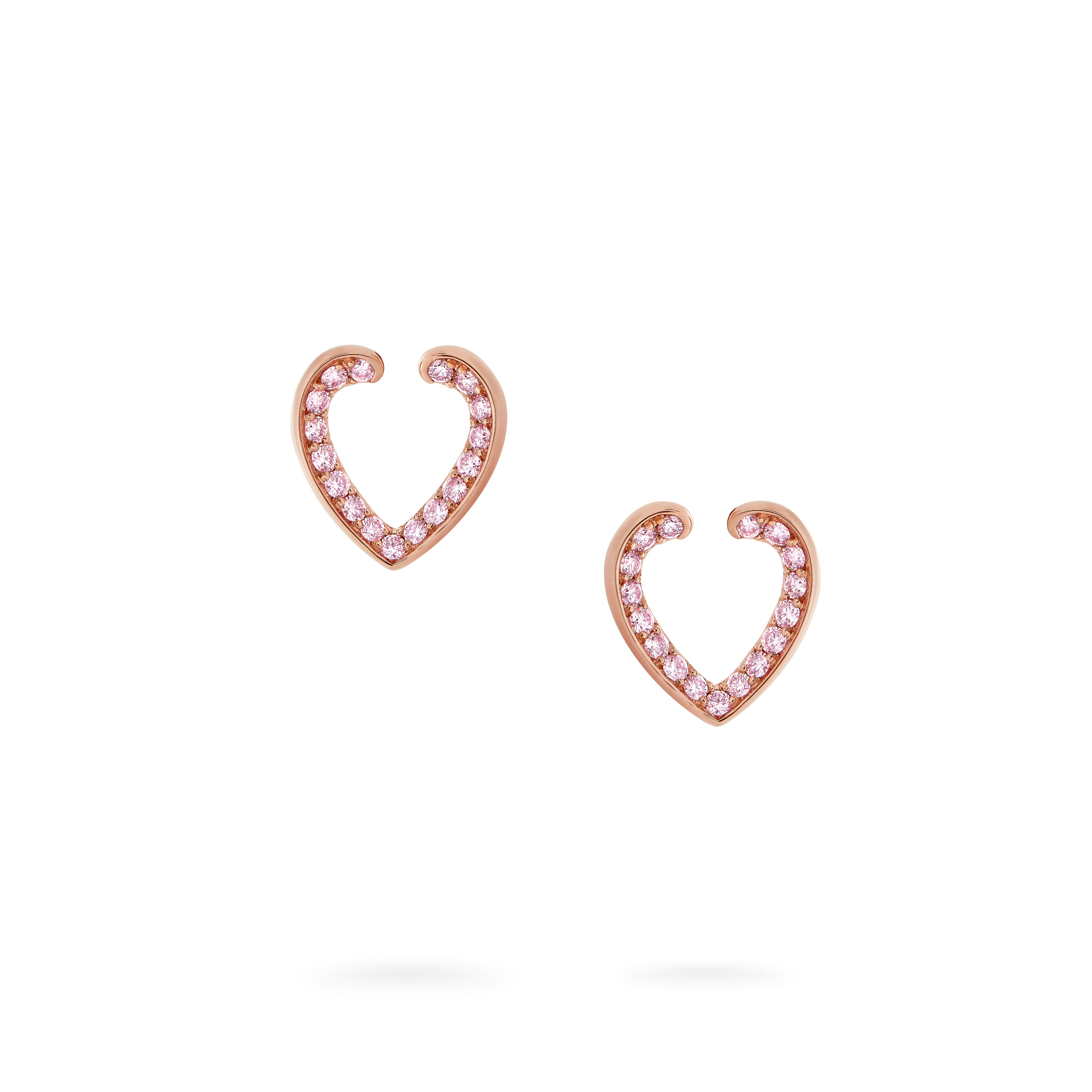 Garrard Aloria jewellery collection Pink Diamond Stud Earrings In 18ct Rose Gold 2016925 Hero Garrard Aloria jewellery collection Pink Diamond Stud Earrings In 18ct Rose Gold 2016925 Hero