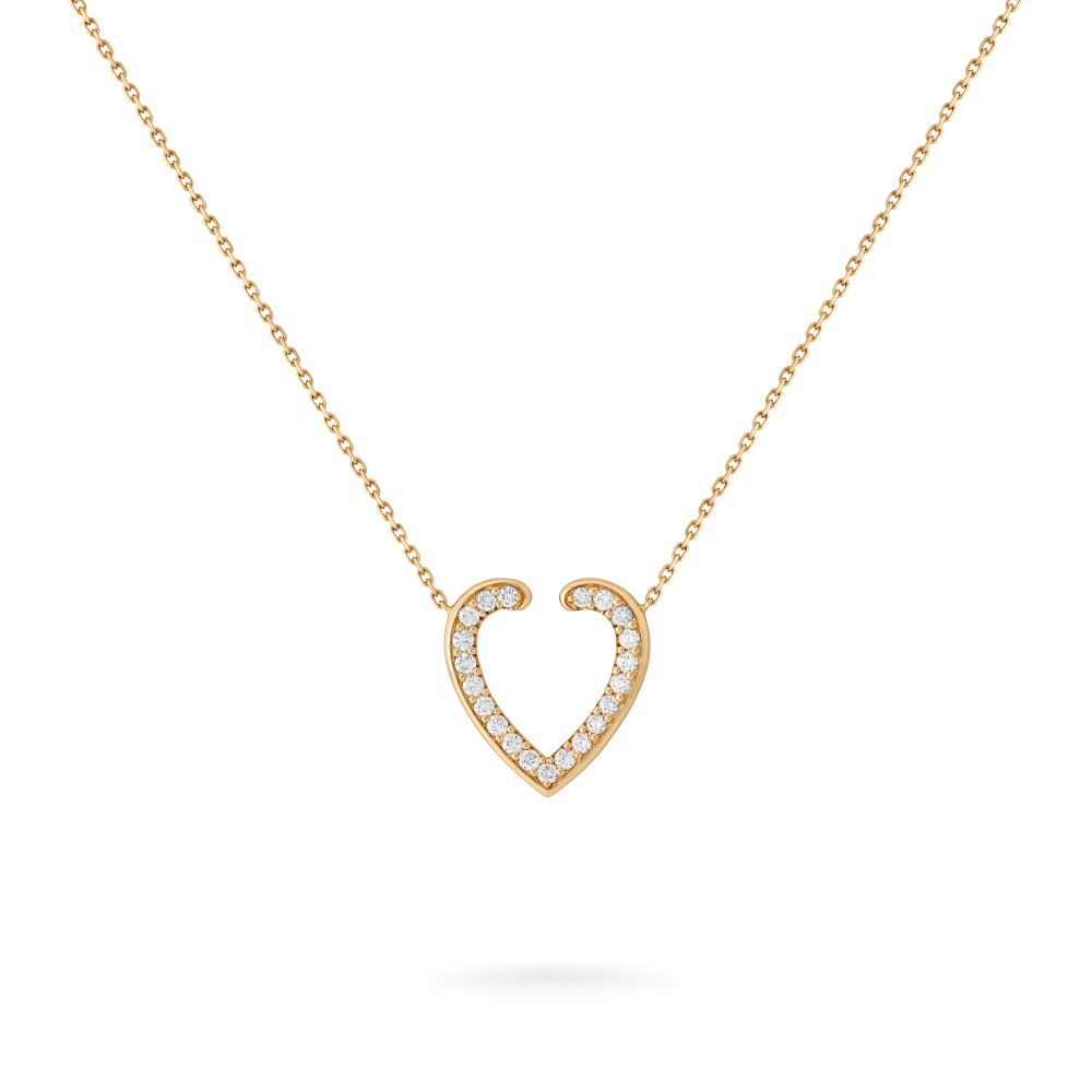 Garrard Aloria jewellery collection Reversible Pendant In 18ct Yellow Gold Diamonds and Enamel 2016934 Hero 1