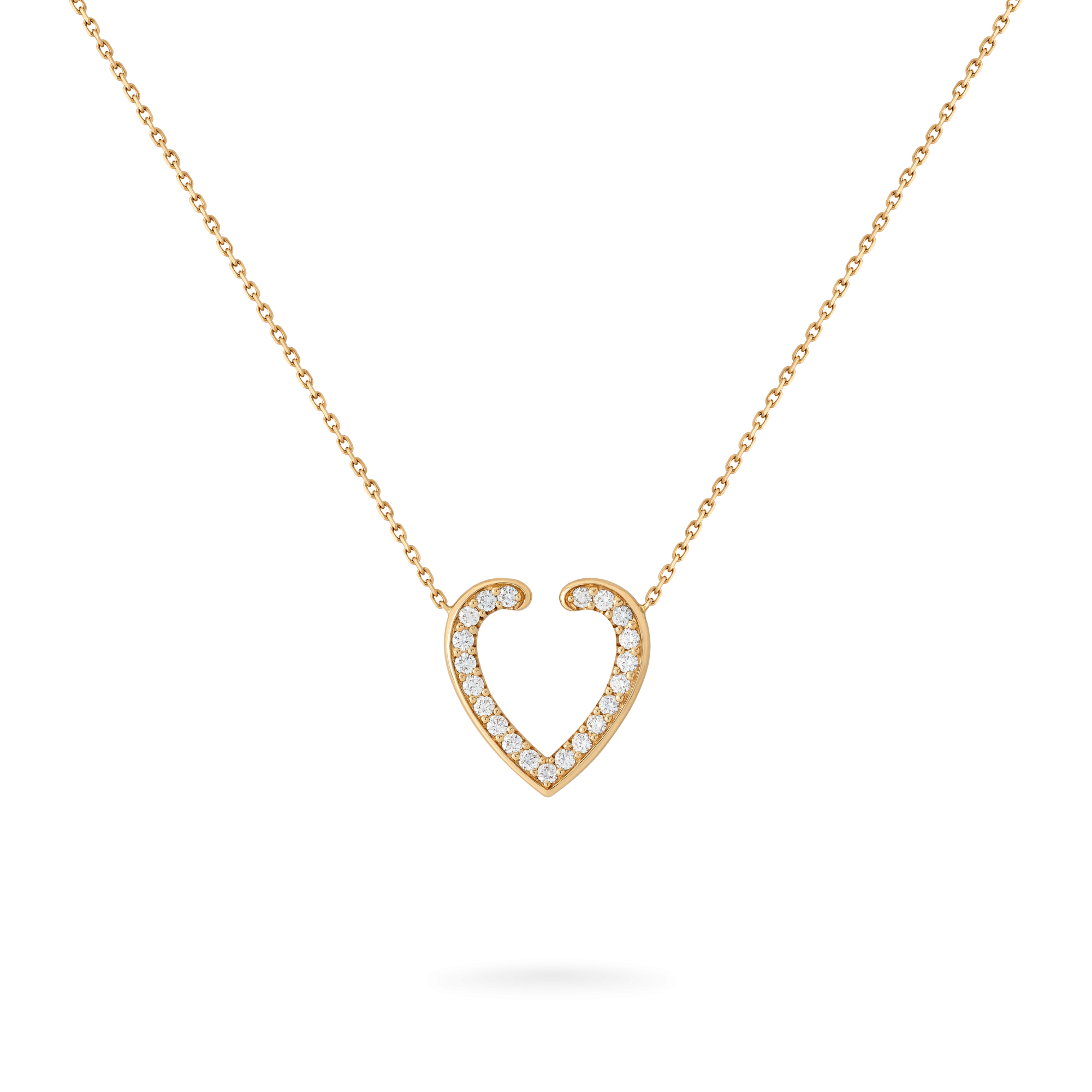Garrard Aloria jewellery collection Reversible Pendant In 18ct Yellow Gold Diamonds and Enamel 2016934 Hero 1