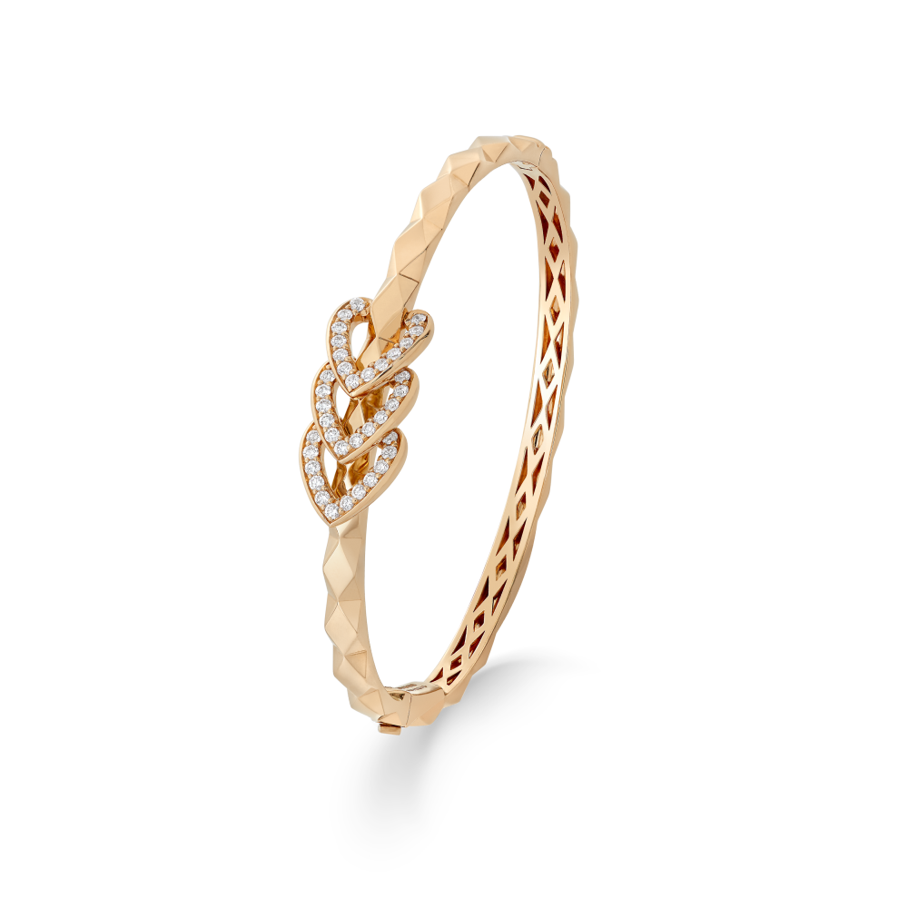 Garrard Aloria jewellery collection Reversible bracelet In 18ct yellow gold with diamonds and enamel 2016935 Hero View 1