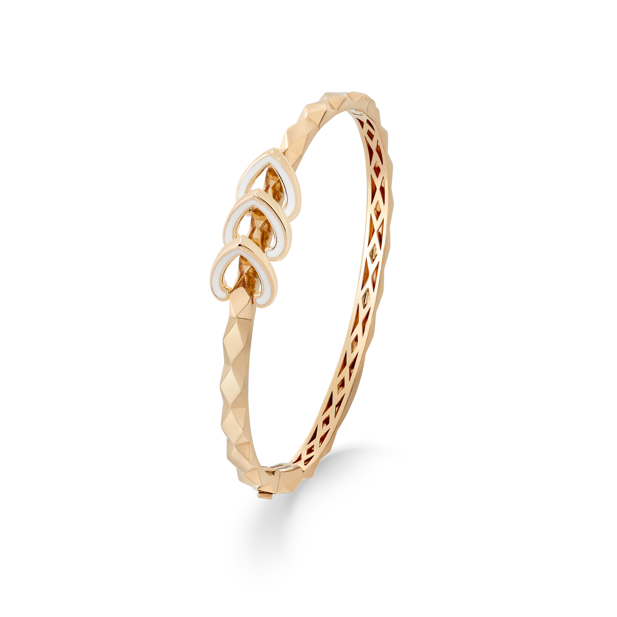 Garrard Aloria jewellery collection Reversible bracelet In 18ct yellow gold with diamonds and enamel 2016935 Hero View 2 1