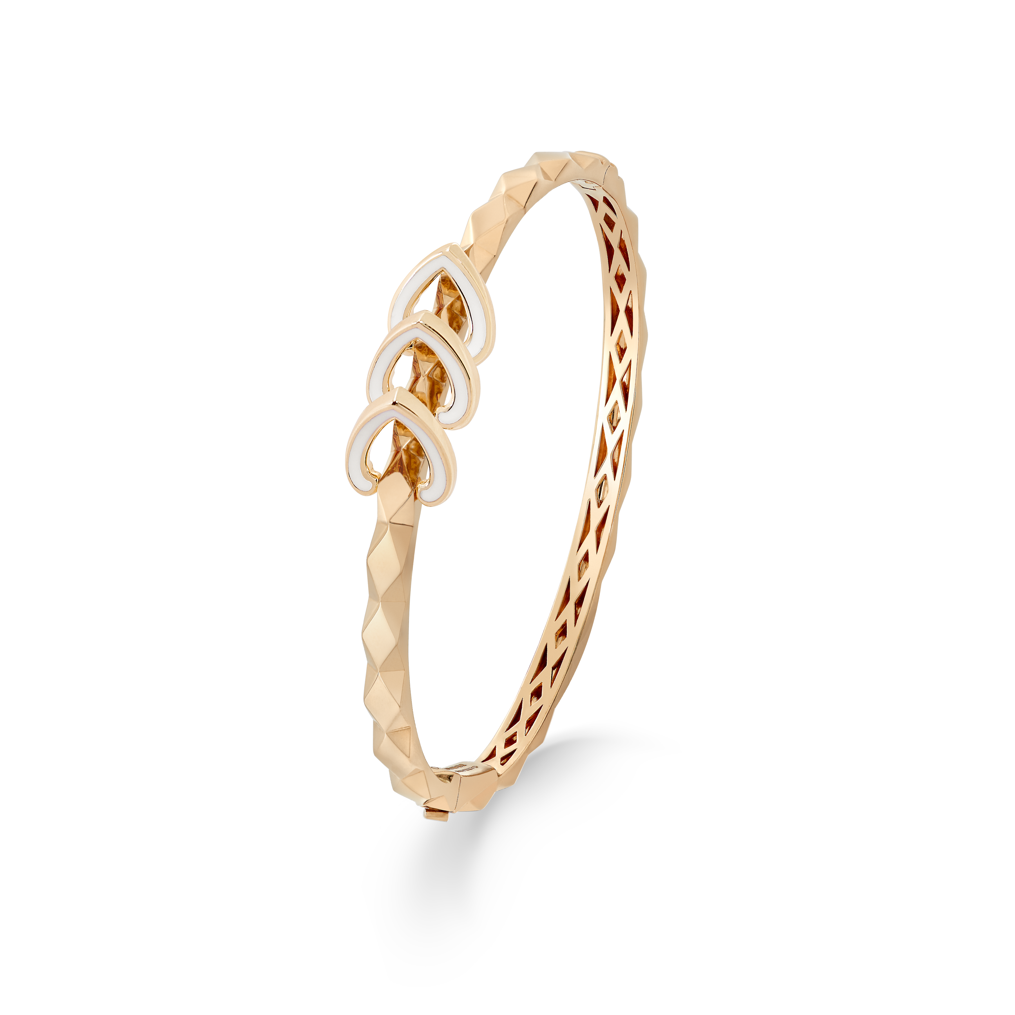 Garrard Aloria jewellery collection Reversible bracelet In 18ct yellow gold with diamonds and enamel 2016935 Hero View 2 1 Garrard Aloria jewellery collection Reversible bracelet In 18ct yellow gold with diamonds and enamel 2016935 Hero View 2 1