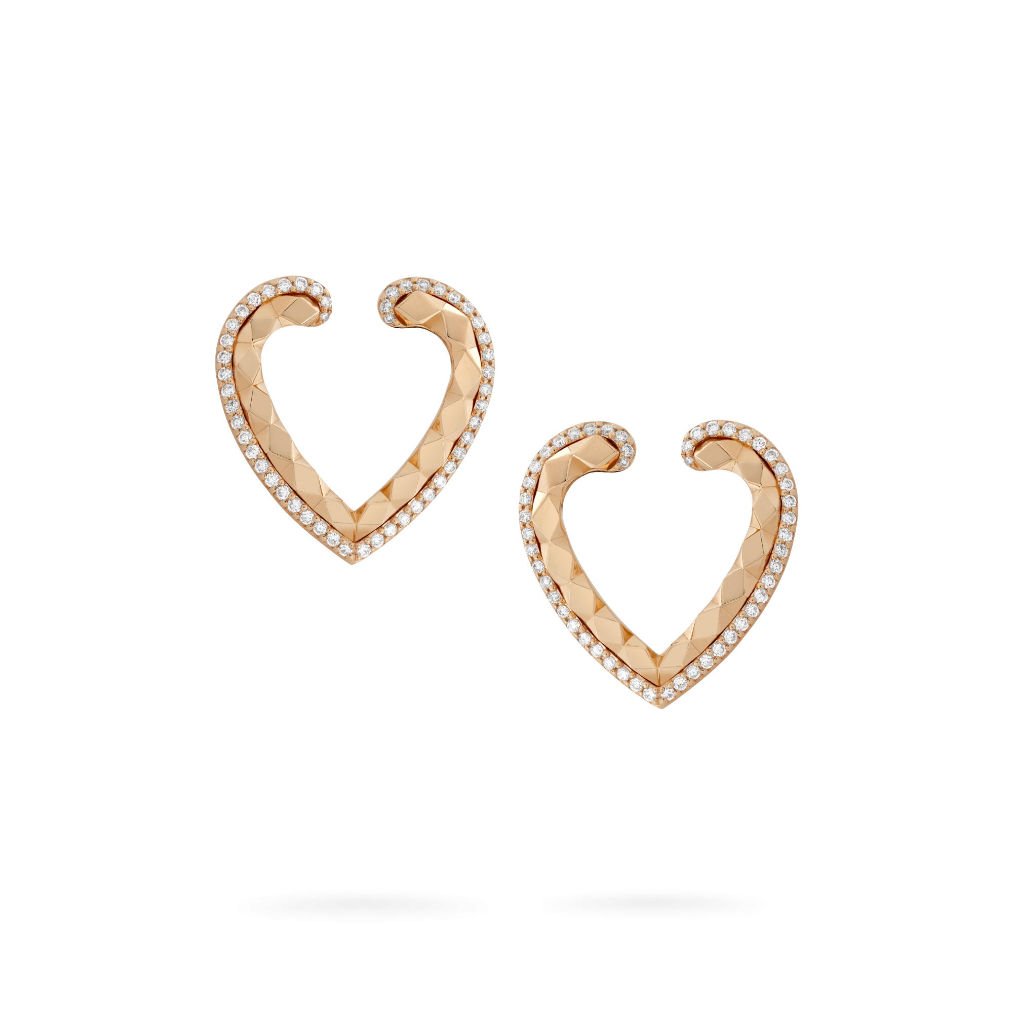 Garrard Aloria jewellery collection earrings in 18ct yellow gold with diamonds 2016933 Hero View