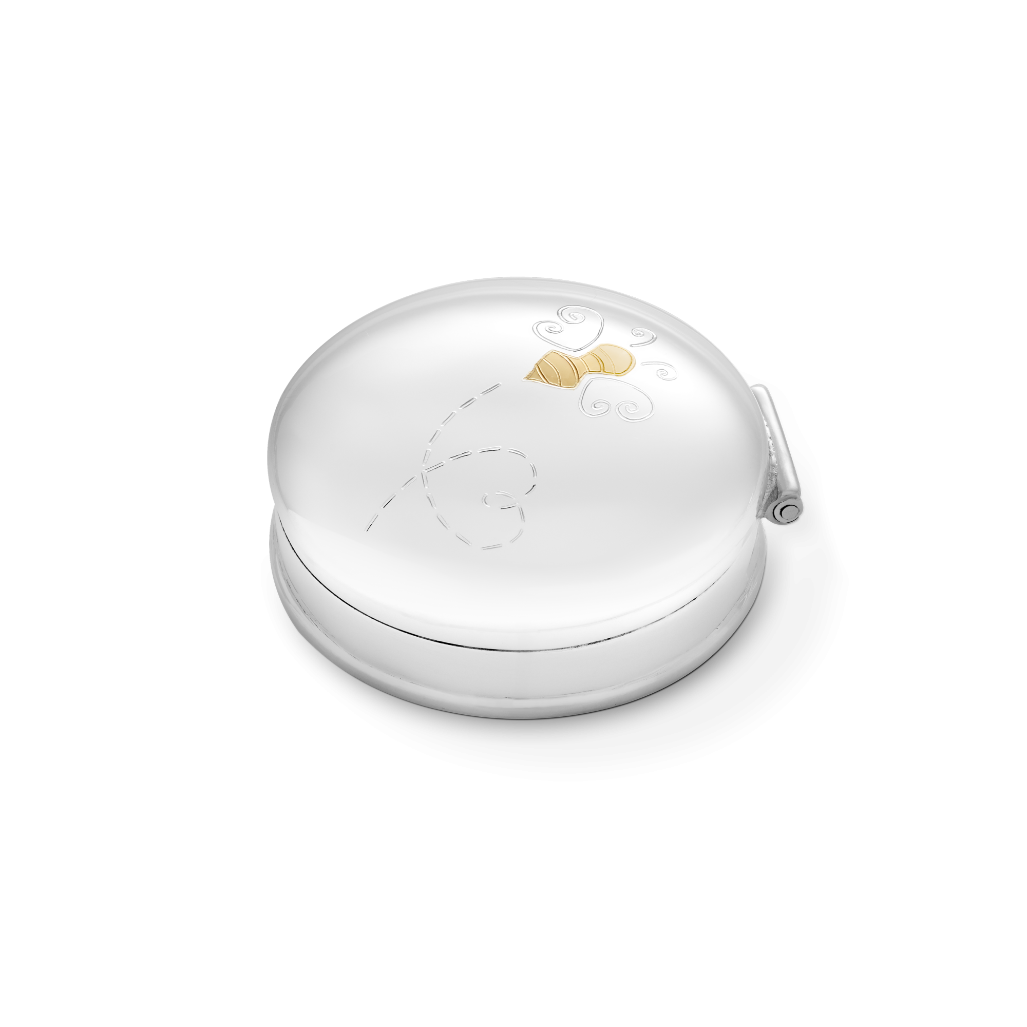 Garrard Christening New Baby Gift Baby Bee collection Sterling Silver Memory Box 2017566 Closed