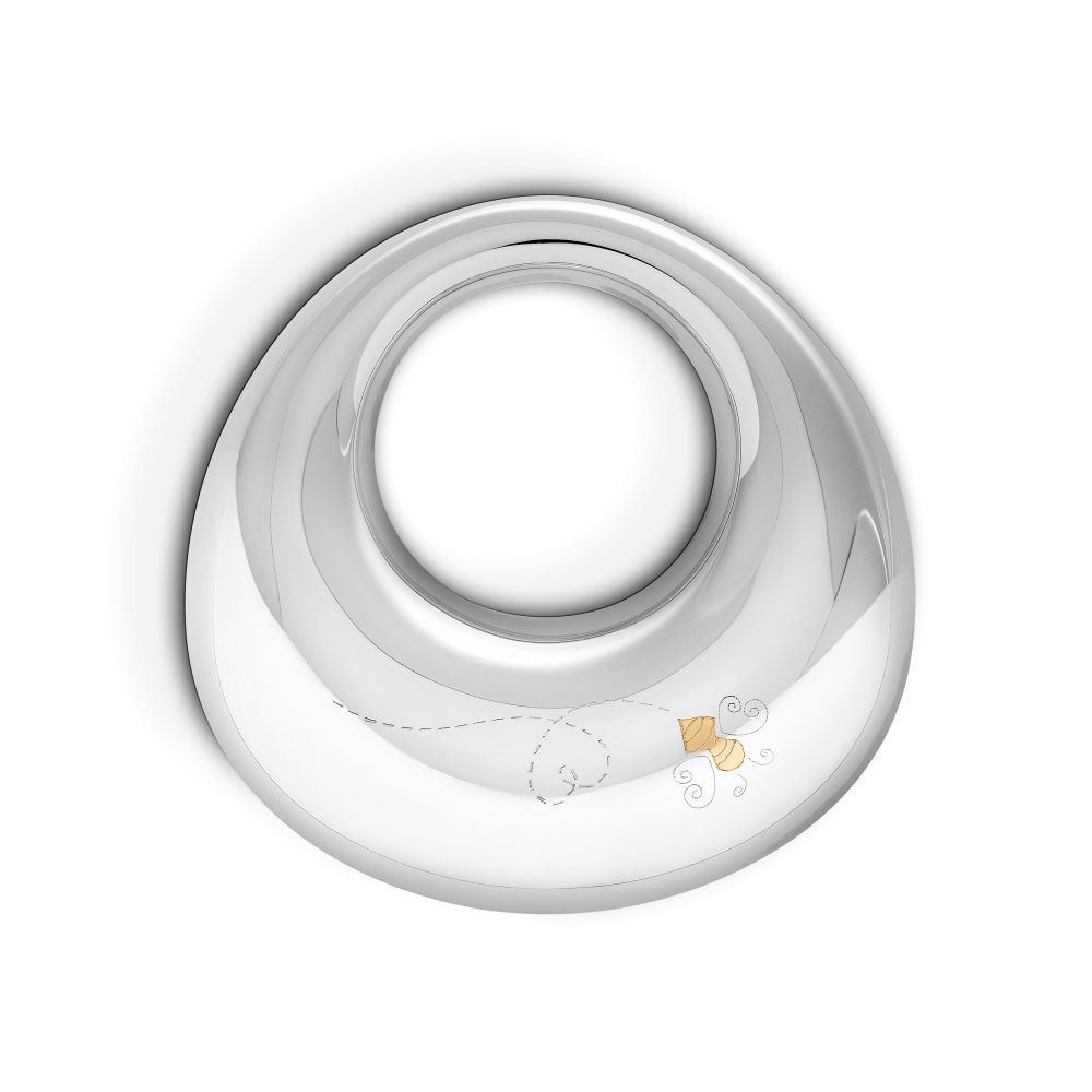 Garrard Christening New Baby Gift Baby Bee collection Sterling Silver Rattle 2017565