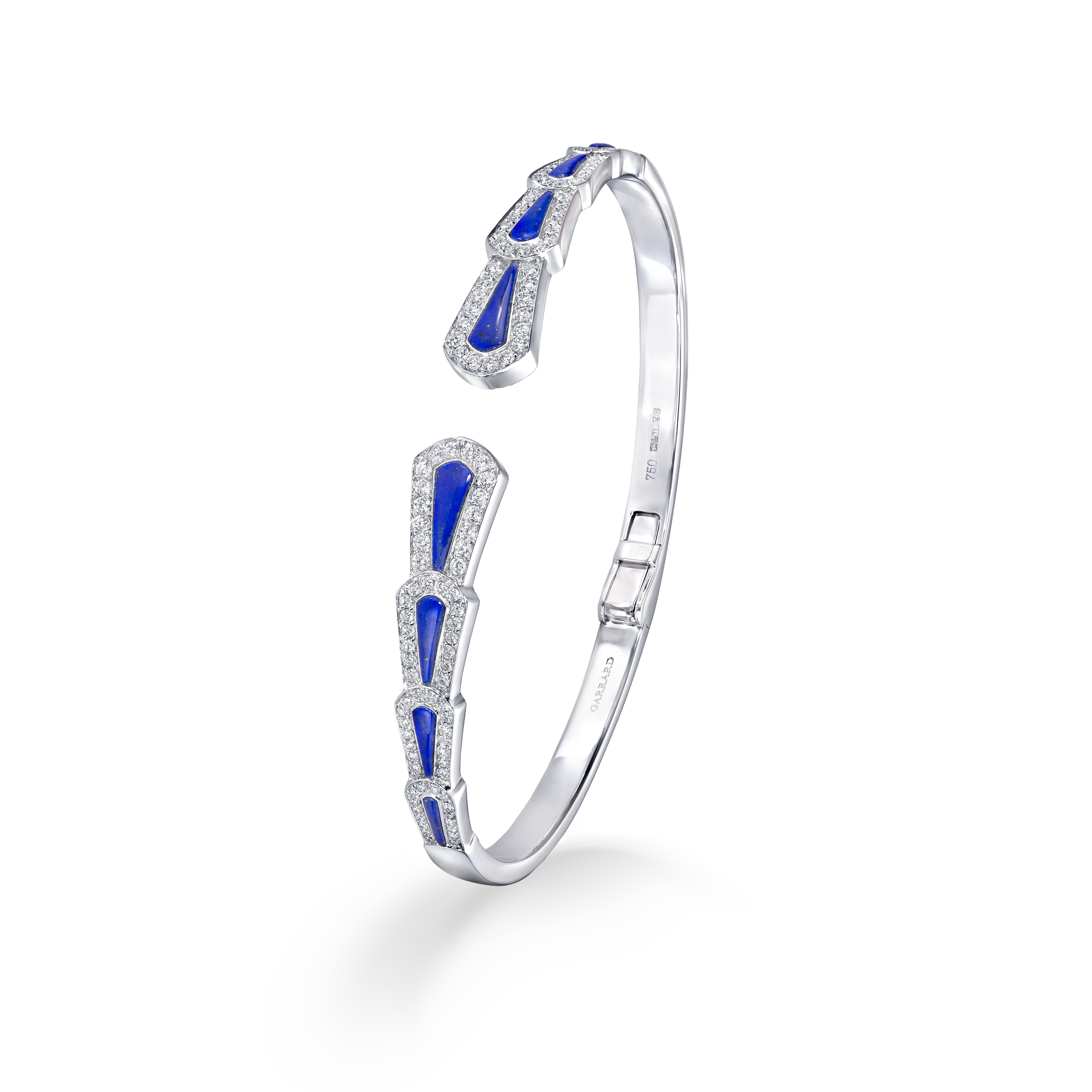 Garrard Fanfare Symphony jewellery collection Diamond and Lapis Lazuli Bangle In 18ct White Gold2017512 2017513 2017514 Hearo View Garrard Fanfare Symphony jewellery collection Diamond and Lapis Lazuli Bangle In 18ct White Gold2017512 2017513 2017514 Hearo View