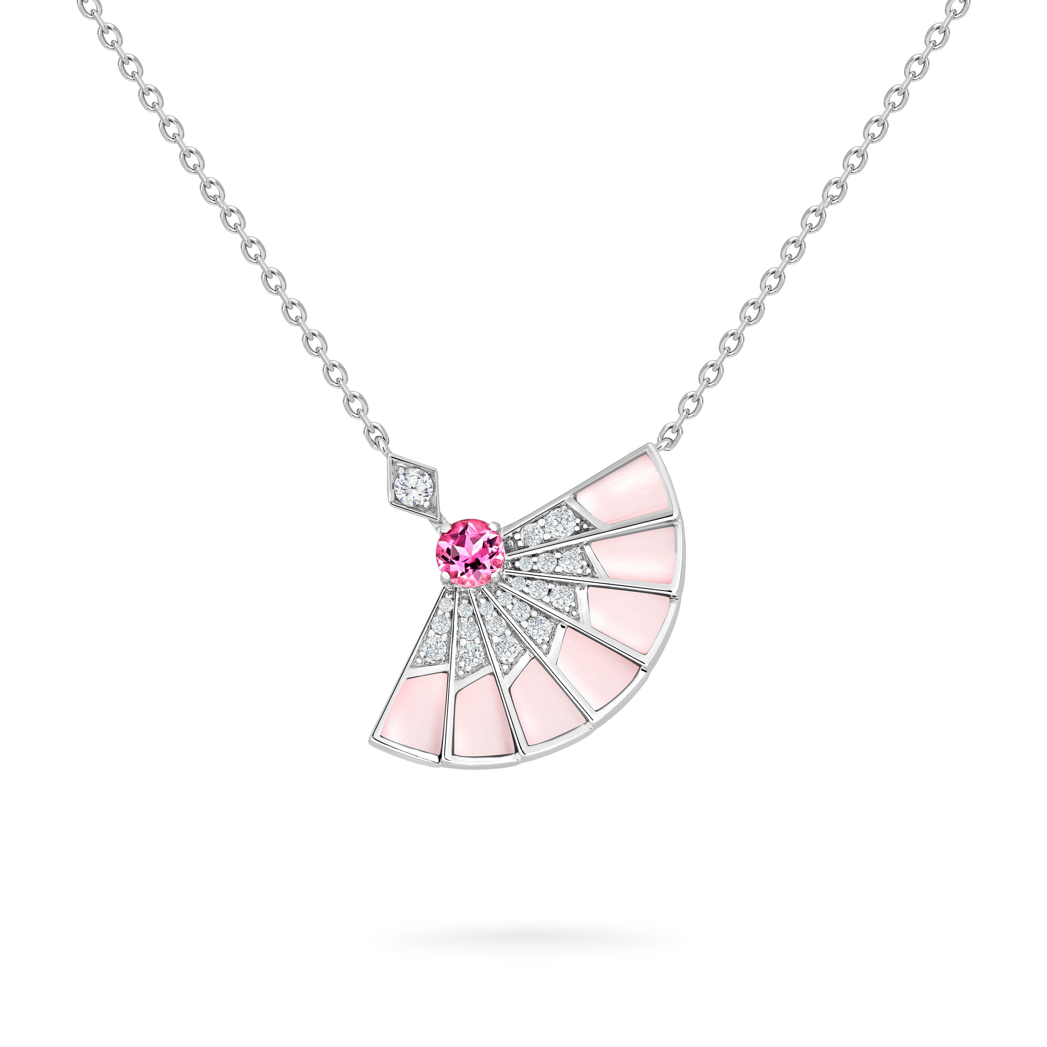 Garrard Fanfare Symphony jewellery collection Pink Tourmaline and Pink Opal earrings with Diamonds 2017279 Hero View Garrard Fanfare Symphony jewellery collection Pink Tourmaline and Pink Opal earrings with Diamonds 2017279 Hero View