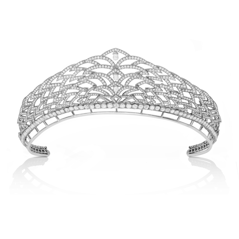 Garrard Laurel High Jewellery Diamond Tiara In 18ct White Gold 2015855
