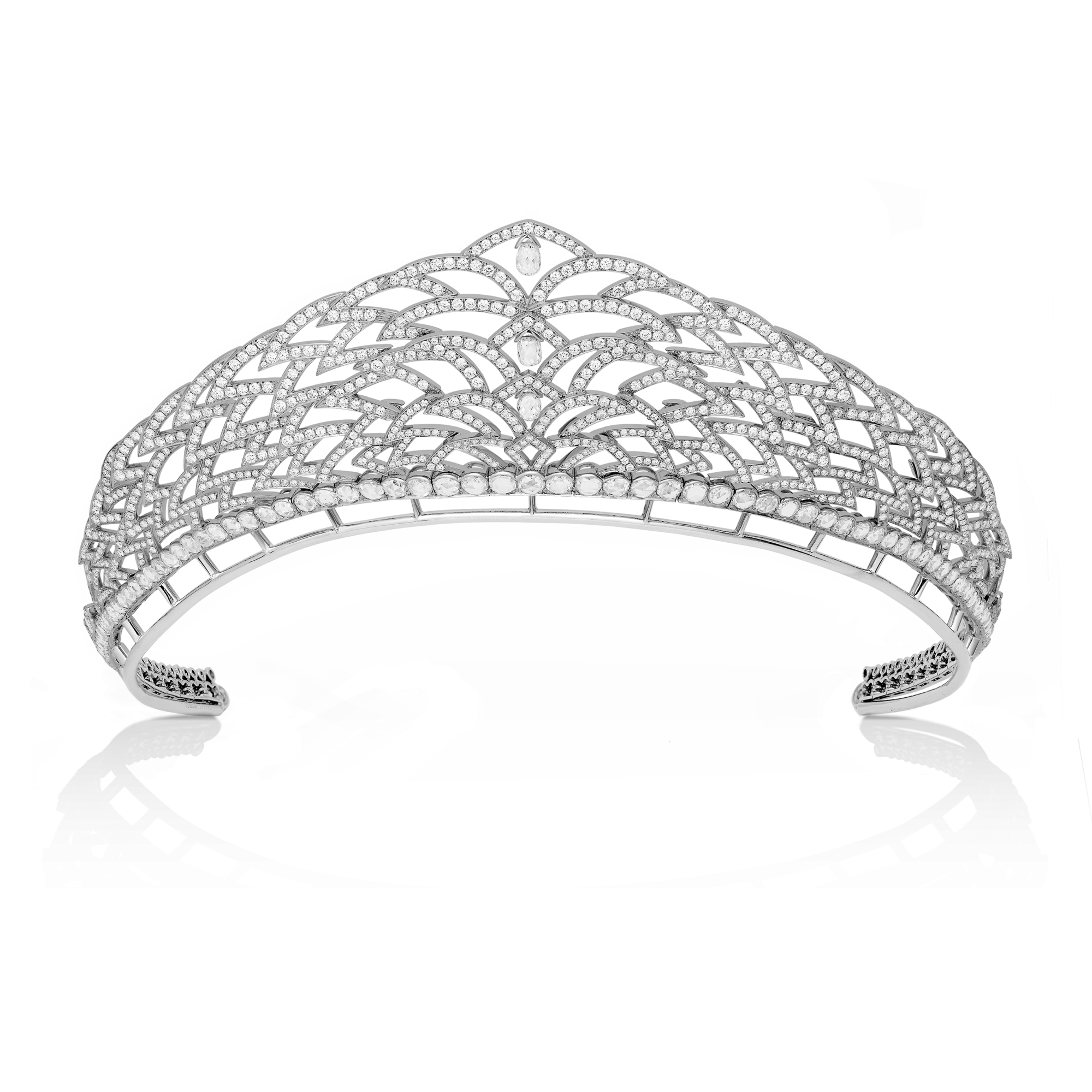 Garrard Laurel High Jewellery Diamond Tiara In 18ct White Gold 2015855