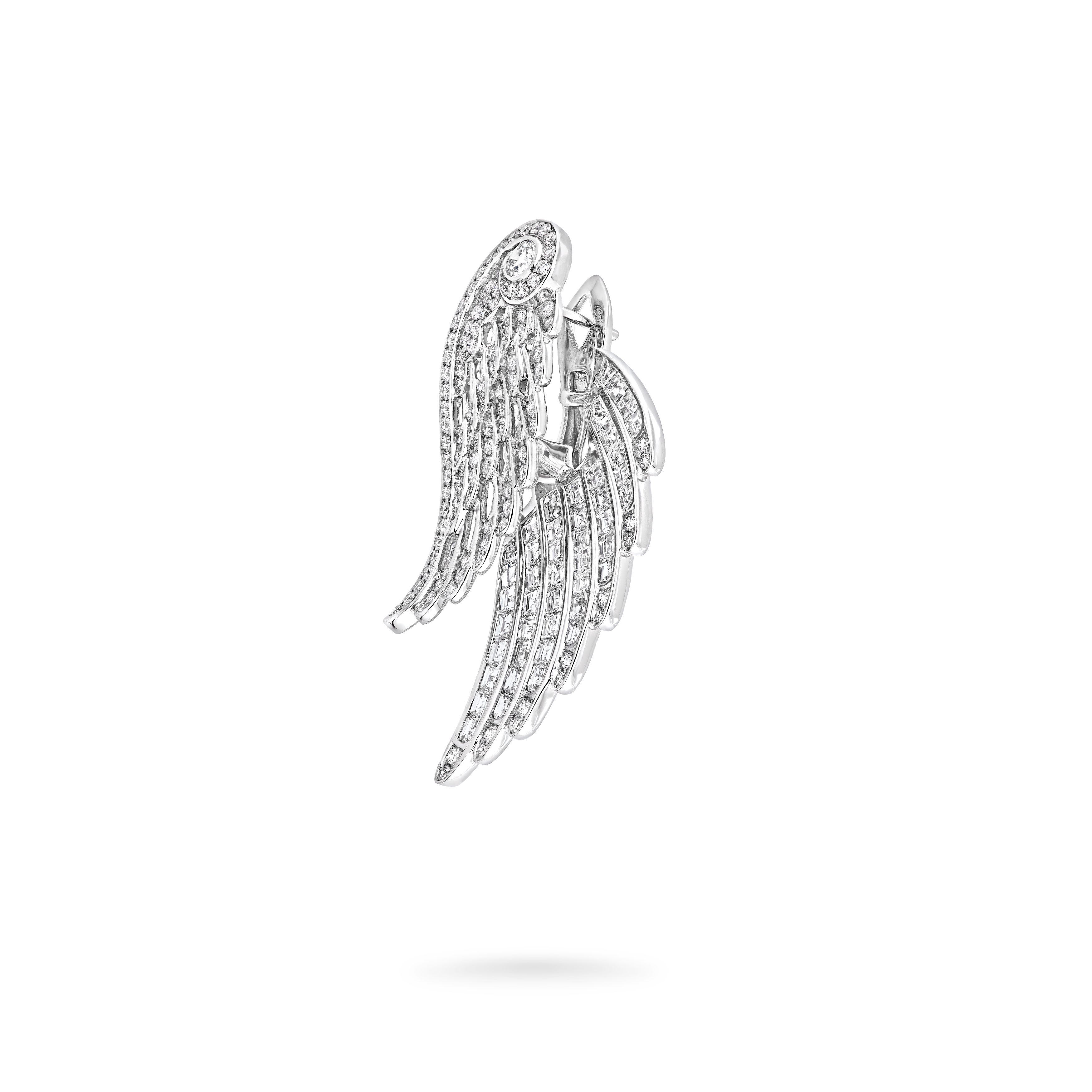 Garrard WIngs Embrace jewellery collection Dove Ear Jackets in 18ct White Gold with Diamonds 2017620 side Garrard WIngs Embrace jewellery collection Dove Ear Jackets in 18ct White Gold with Diamonds 2017620 side