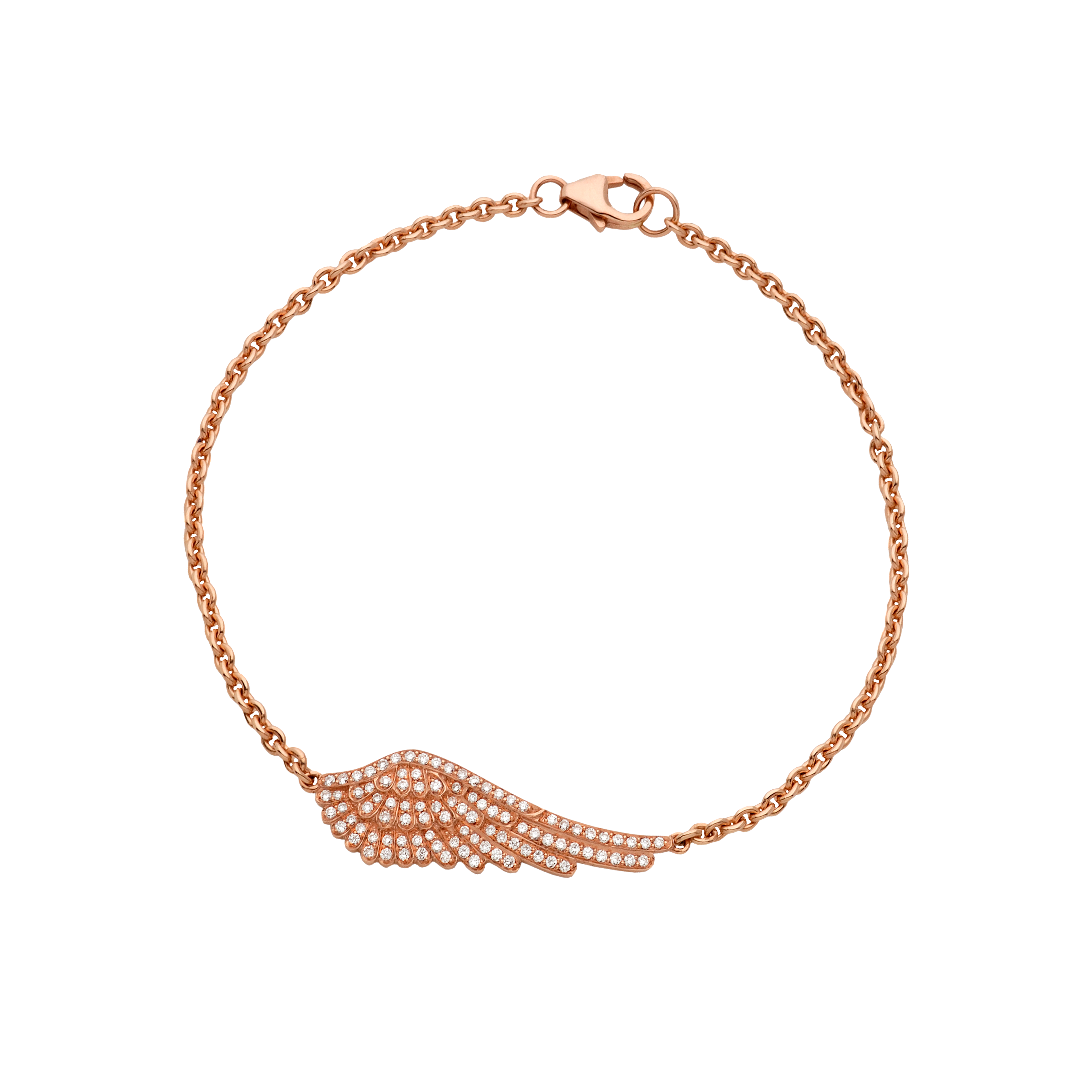 Garrard Wings Classic jewellery collection Diamond Bracelet In 18ct Rose Gold 2011137 Hero Garrard Wings Classic jewellery collection Diamond Bracelet In 18ct Rose Gold 2011137 Hero