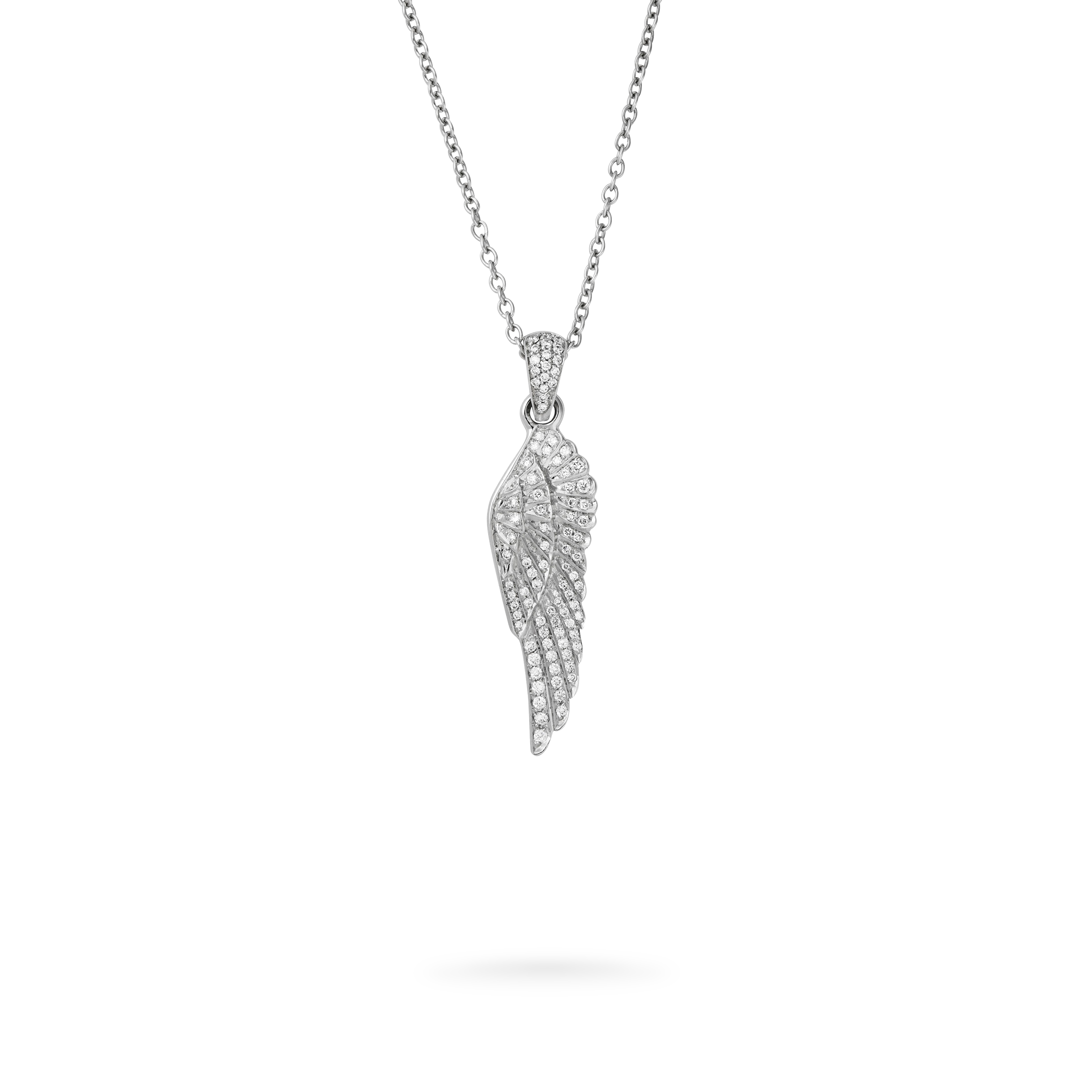 Garrard Wings Classic jewellery collection Diamond Pendant In 18ct White Gold 2008168 Hero view Garrard Wings Classic jewellery collection Diamond Pendant In 18ct White Gold 2008168 Hero view