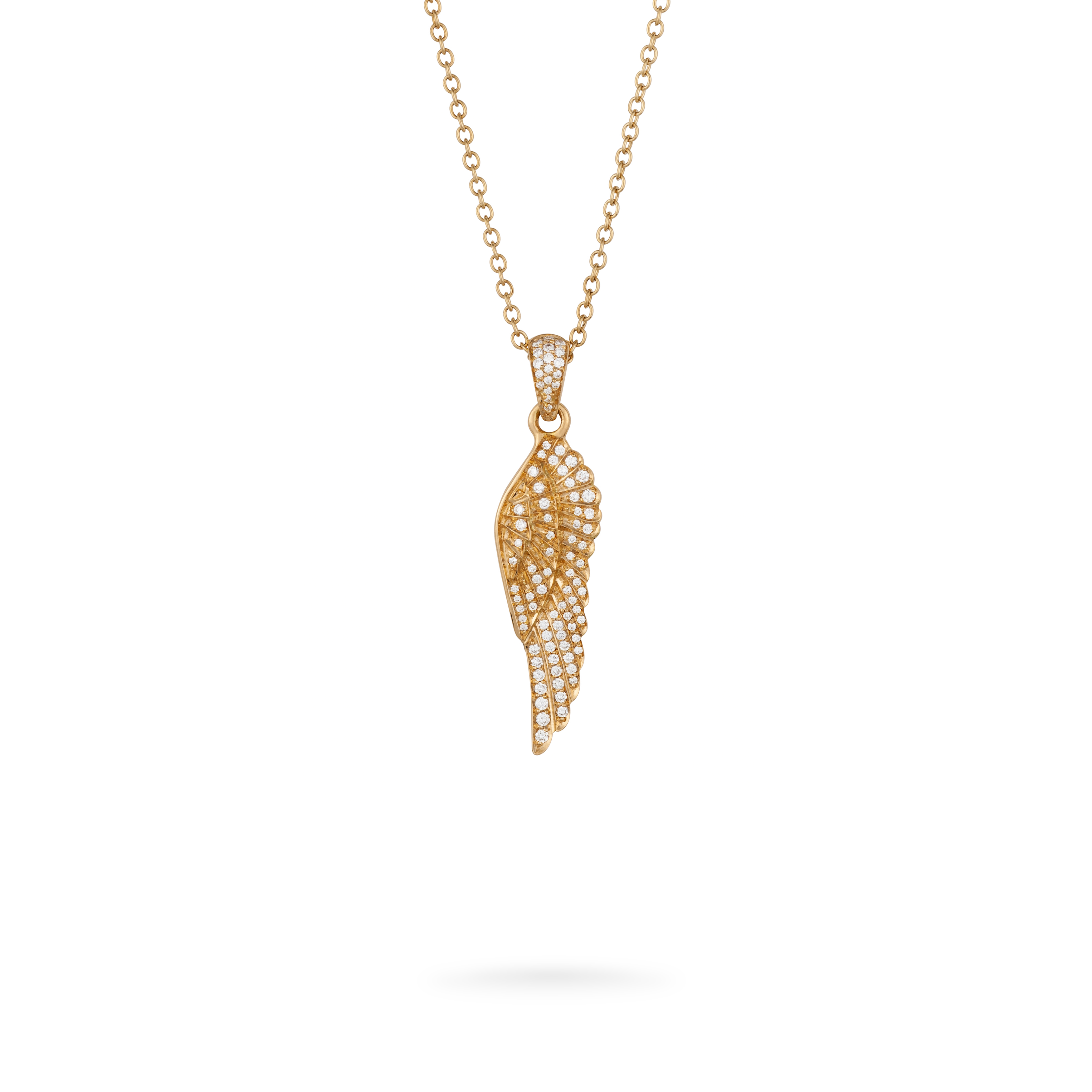 Garrard Wings Classic jewellery collection Diamond Pendant In 18ct Yellow Gold 2012119 Garrard Wings Classic jewellery collection Diamond Pendant In 18ct Yellow Gold 2012119