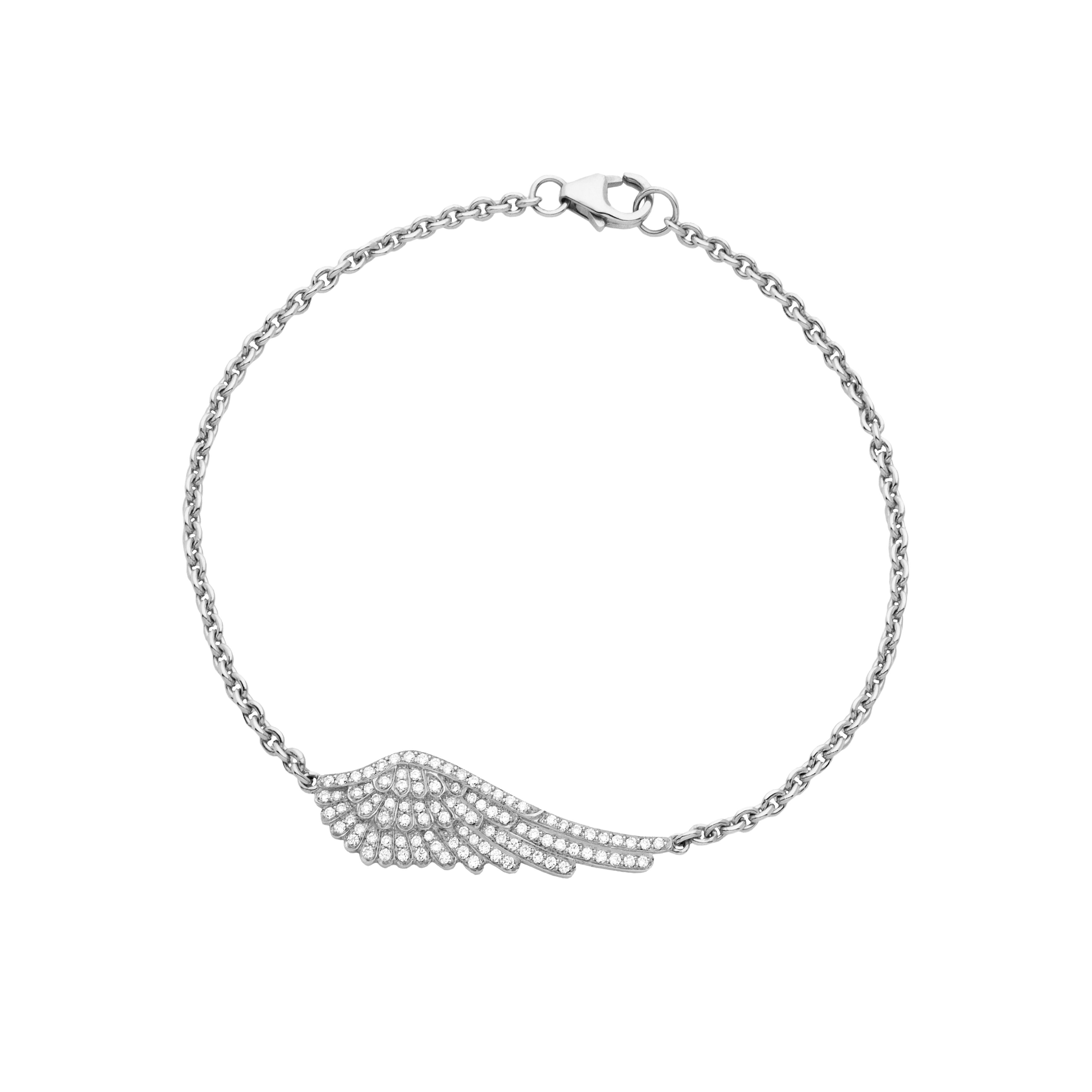 Garrard Wings Classic jewellery collection Diamond bracelet in 18ct white gold 2010981 Hero View Garrard Wings Classic jewellery collection Diamond bracelet in 18ct white gold 2010981 Hero View