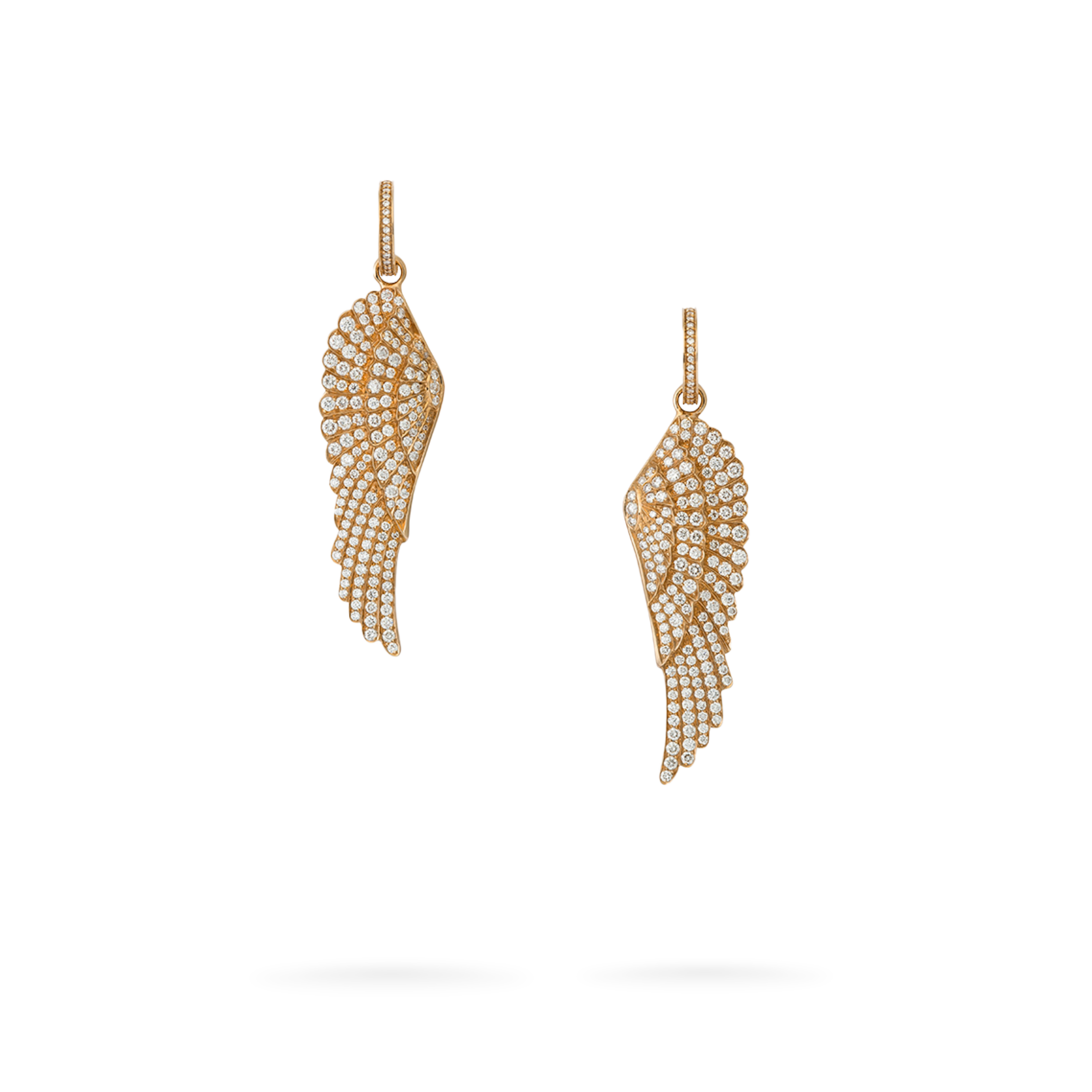 Garrard Wings Classic jewellery collection Hoop and Drop Diamond Earrings In 18ct Yellow Gold 2013183 Garrard Wings Classic jewellery collection Hoop and Drop Diamond Earrings In 18ct Yellow Gold 2013183