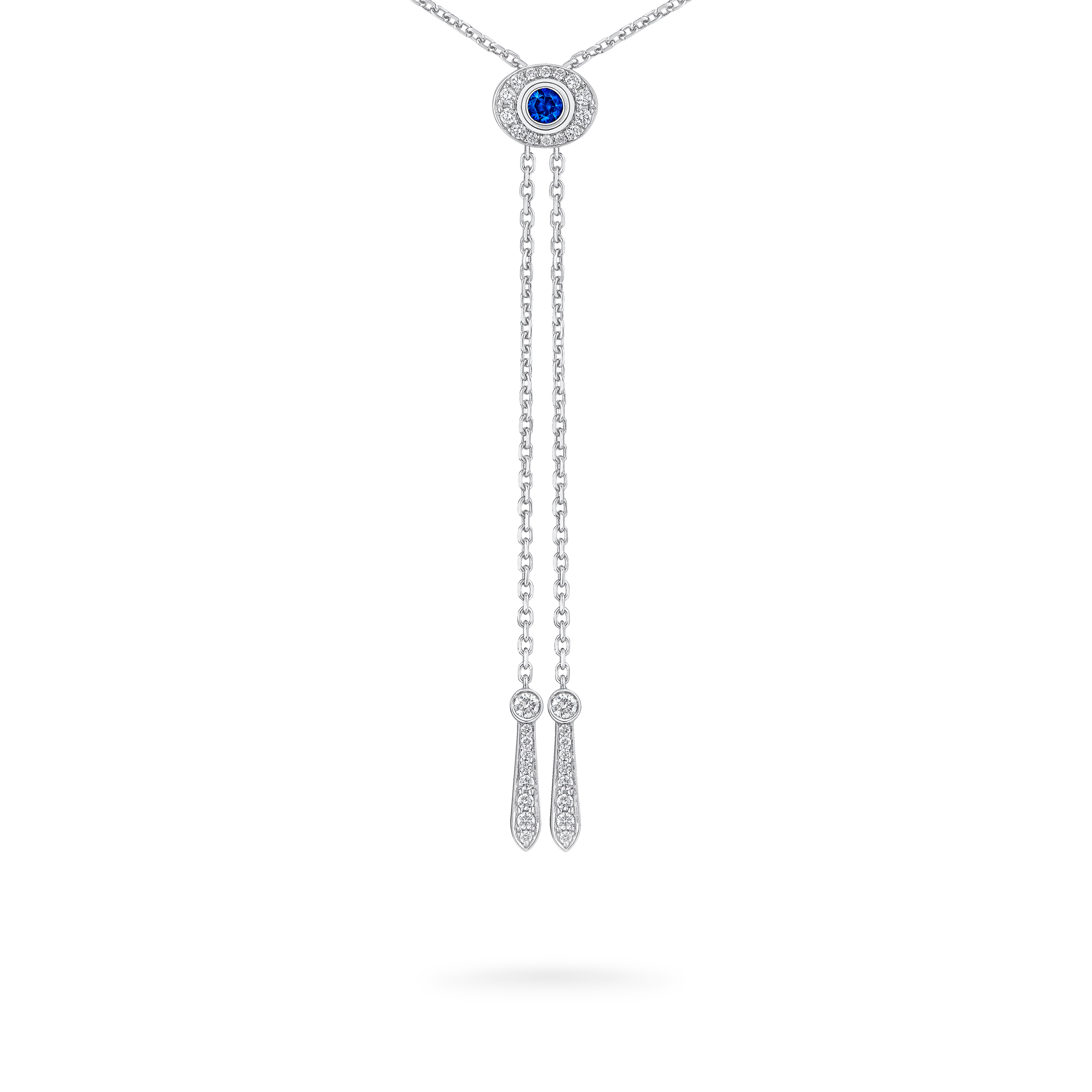 Garrard Wings Embrace collection Peacock Slide Pendant with Diamonds Sapphires Tsavorites and Aquamarines 2017610 Back Garrard Wings Embrace collection Peacock Slide Pendant with Diamonds Sapphires Tsavorites and Aquamarines 2017610 Back