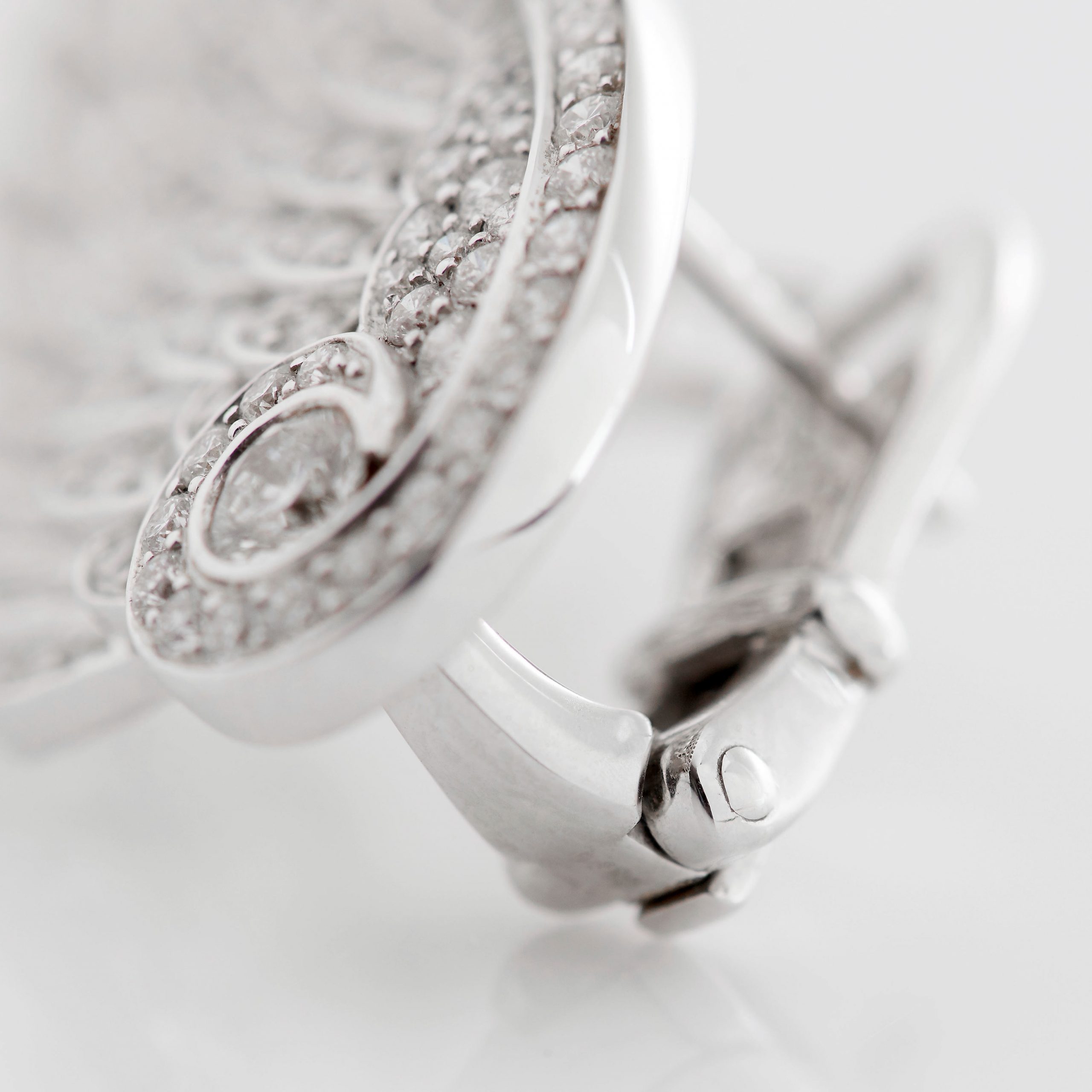 Garrard Wings Embrace jewellery collection Diamond Ear Jackets In 18ct White Gold 2015750 Clasp View Garrard Wings Embrace jewellery collection Diamond Ear Jackets In 18ct White Gold 2015750 Clasp View