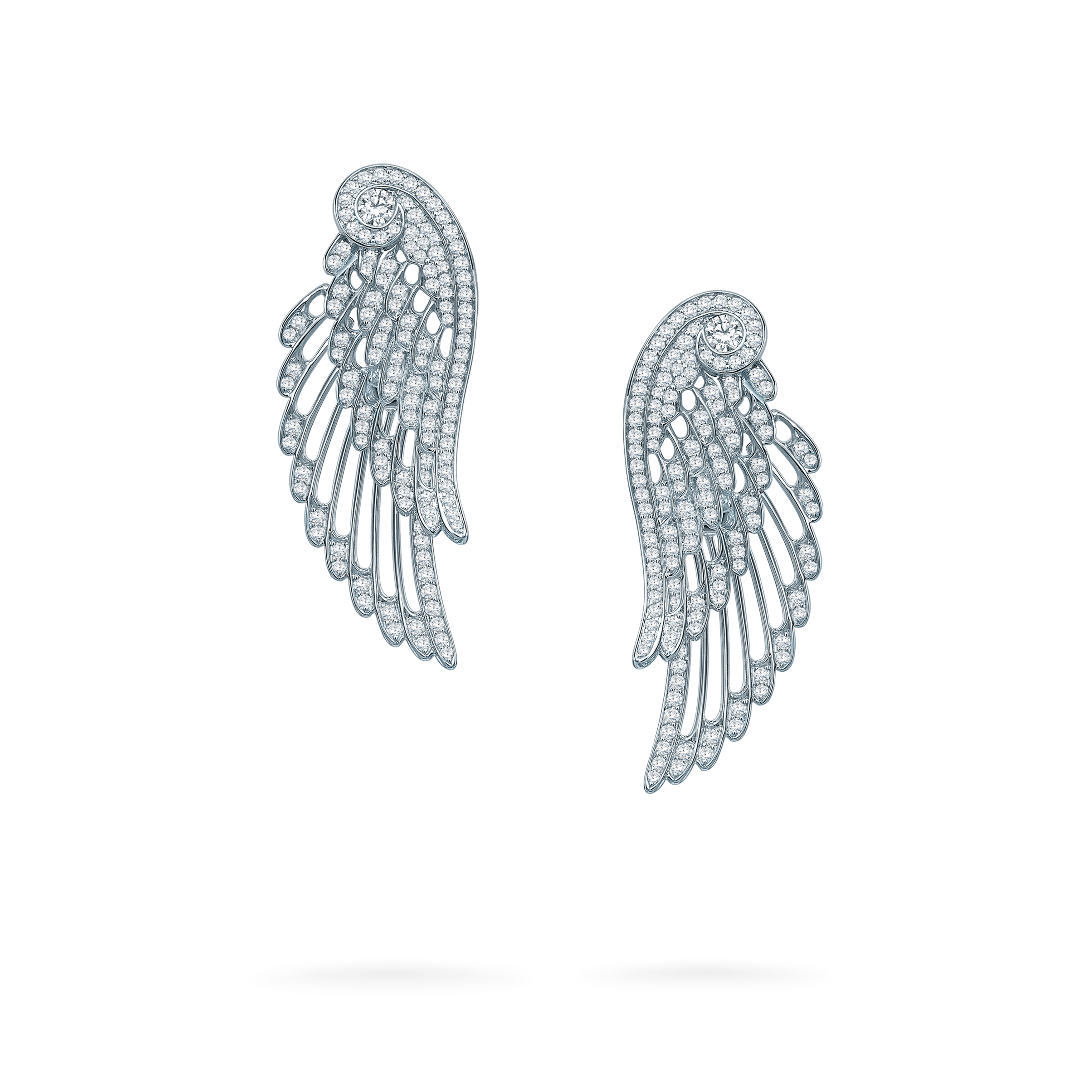 Garrard Wings Embrace jewellery collection Diamond Ear Jackets In 18ct White Gold 2015750 Hero View Garrard Wings Embrace jewellery collection Diamond Ear Jackets In 18ct White Gold 2015750 Hero View