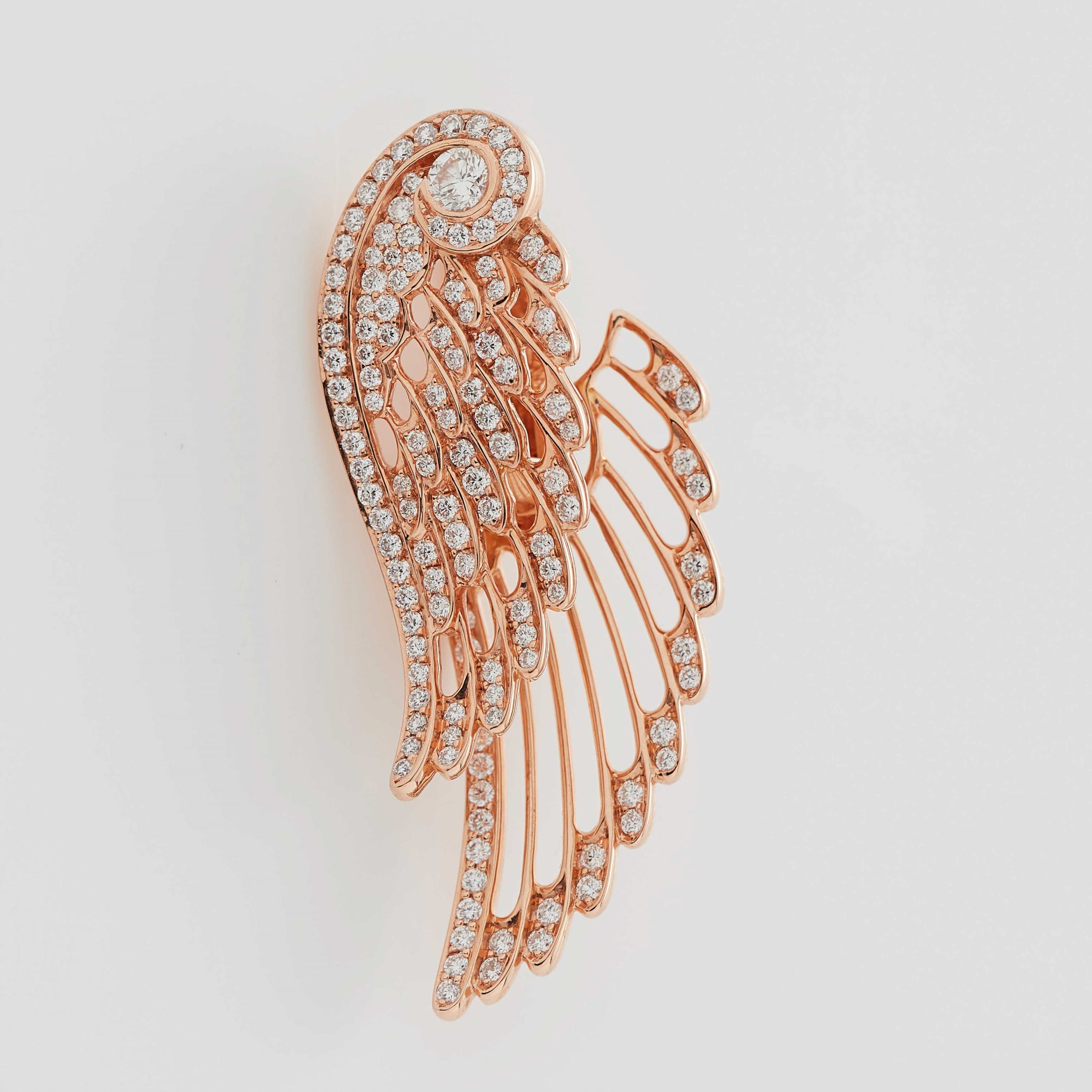 Garrard Wings Embrace jewellery collection Diamond Ear Jackets in 18ct rose gold 2015904 Detail 2 Garrard Wings Embrace jewellery collection Diamond Ear Jackets in 18ct rose gold 2015904 Detail 2
