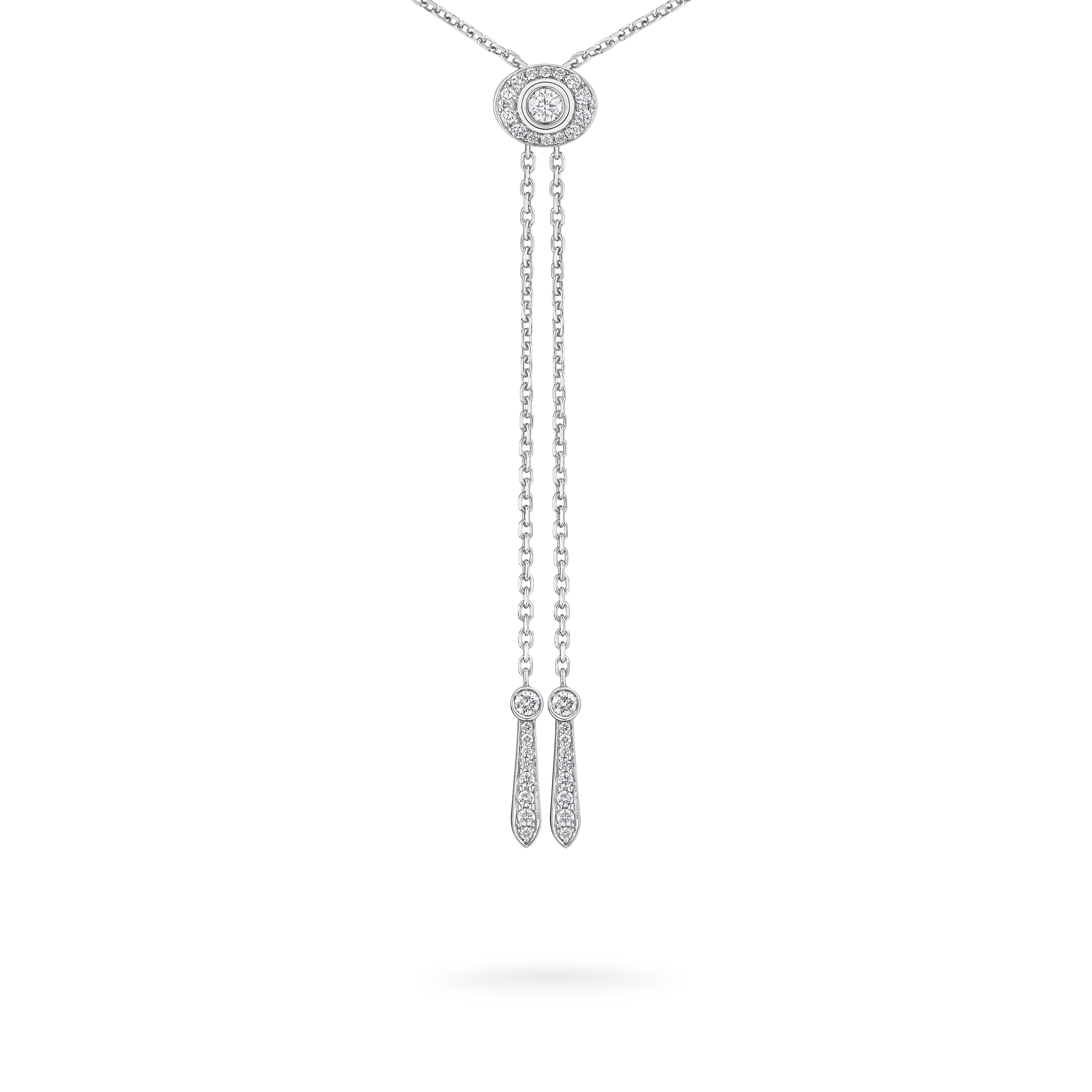 Garrard Wings Embrace jewellery collection Dover Slider Pendant in 18ct White Gold with Diamonds 2017619 Back Garrard Wings Embrace jewellery collection Dover Slider Pendant in 18ct White Gold with Diamonds 2017619 Back